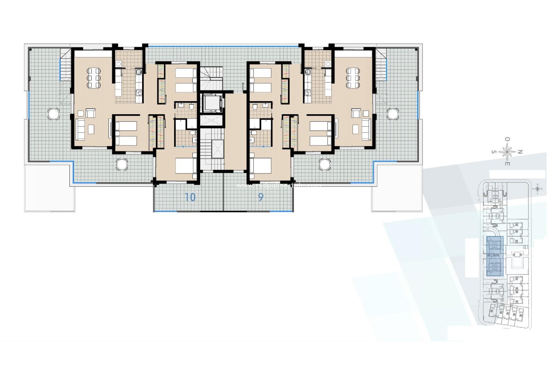 Nieuwbouw Woningen - Appartement Penthouse -
Pilar de la Horadada - El Mojón