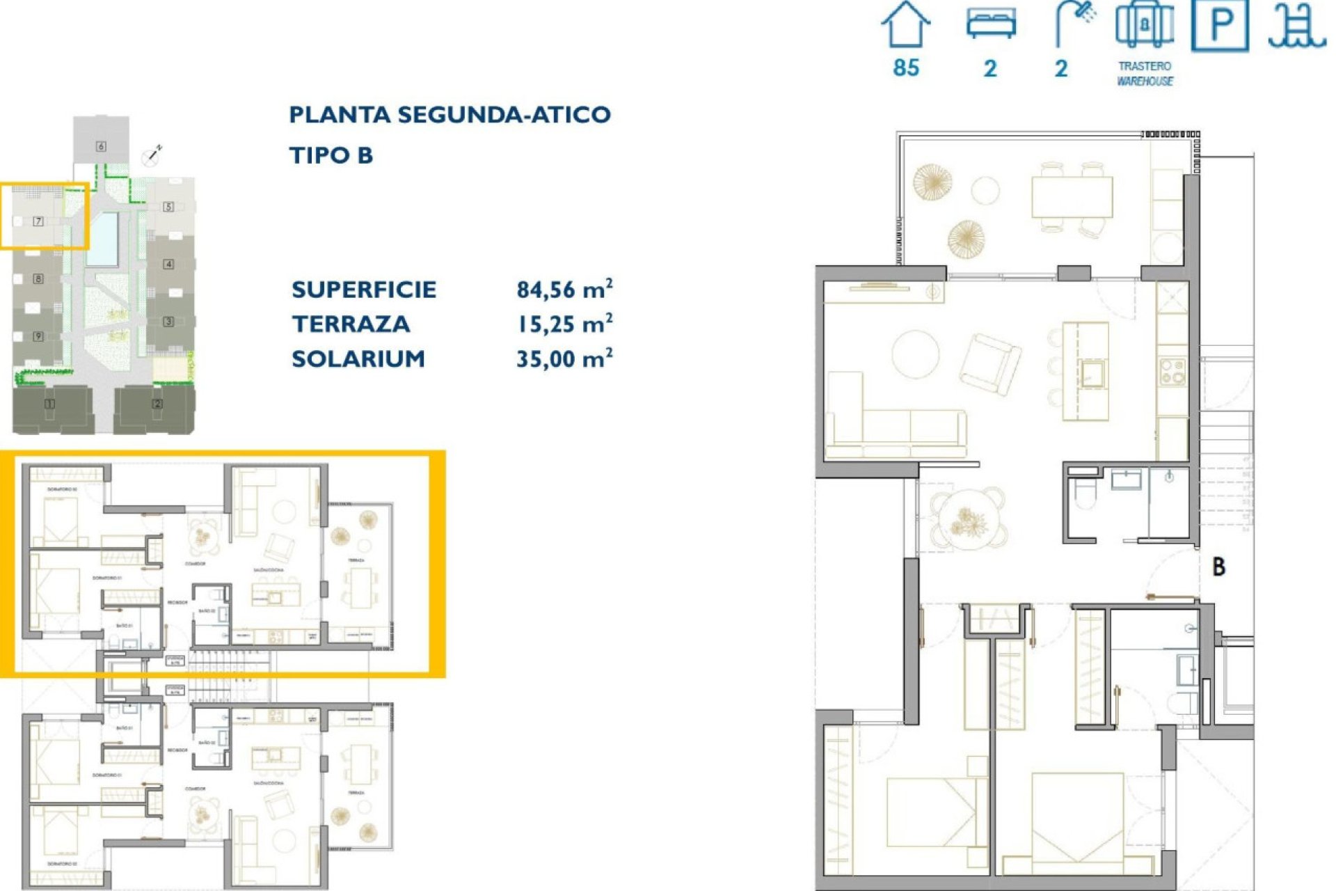 Nieuwbouw Woningen - Appartement Penthouse -
San Pedro del Pinatar - Pueblo