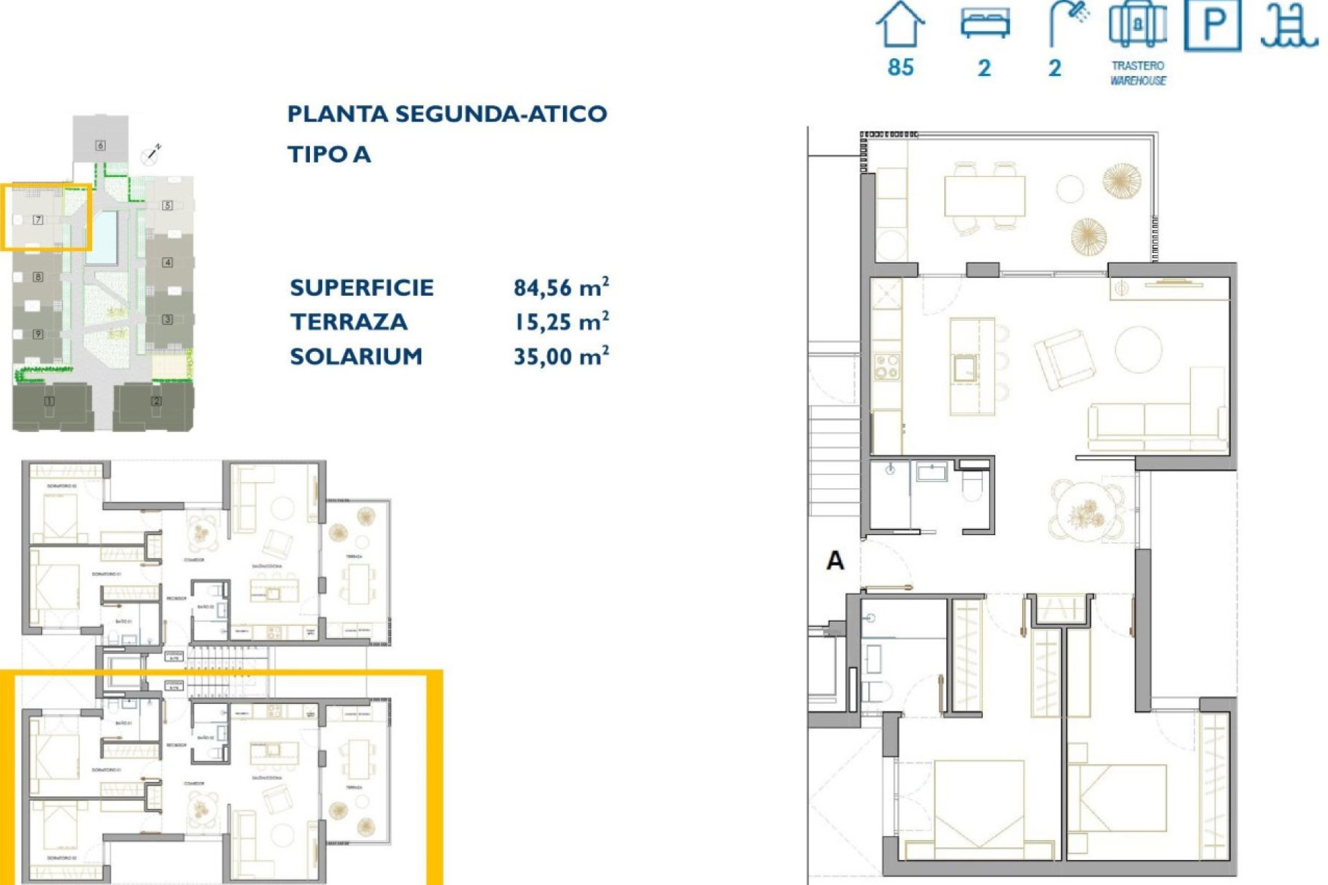 Nieuwbouw Woningen - Appartement Penthouse -
San Pedro del Pinatar - Pueblo