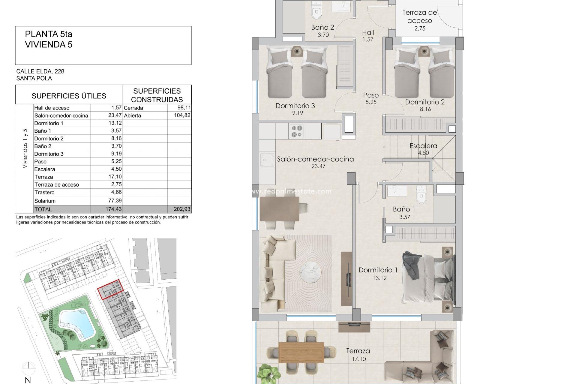 Nieuwbouw Woningen - Appartement Penthouse -
Santa Pola - Playa Tamarit