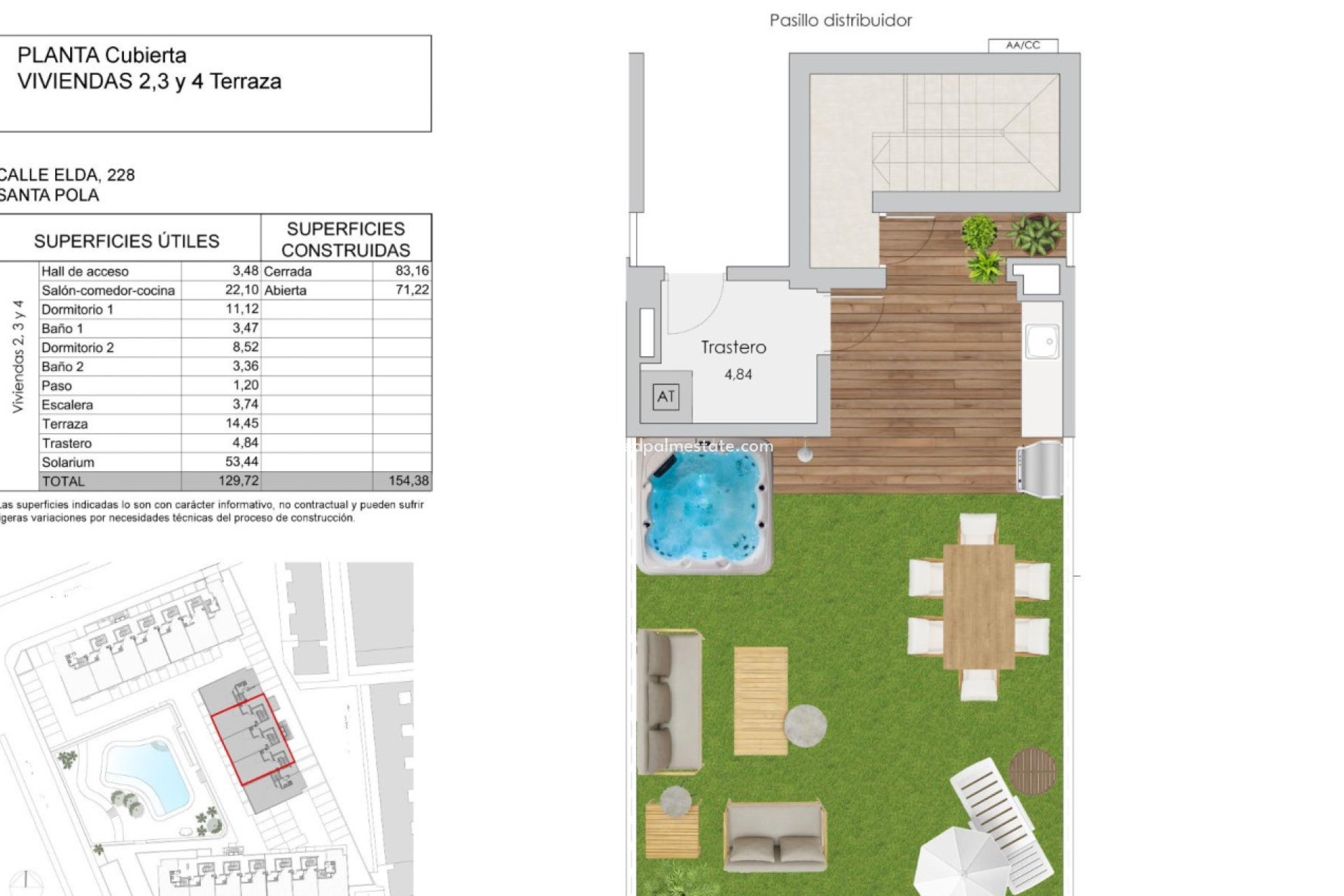 Nieuwbouw Woningen - Appartement Penthouse -
Santa Pola - Tamarit