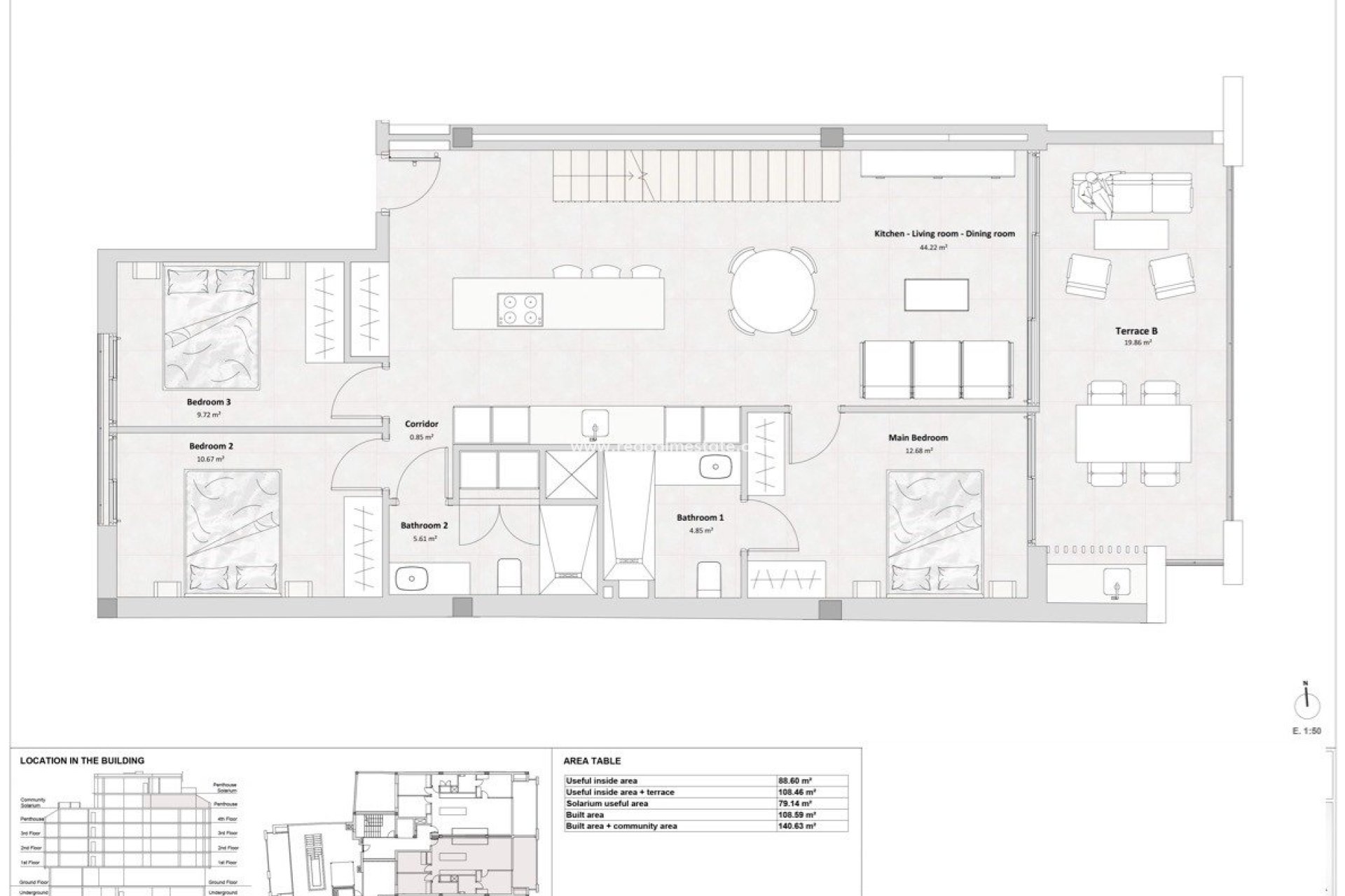 Nieuwbouw Woningen - Appartement Penthouse -
Torrevieja - La Mata