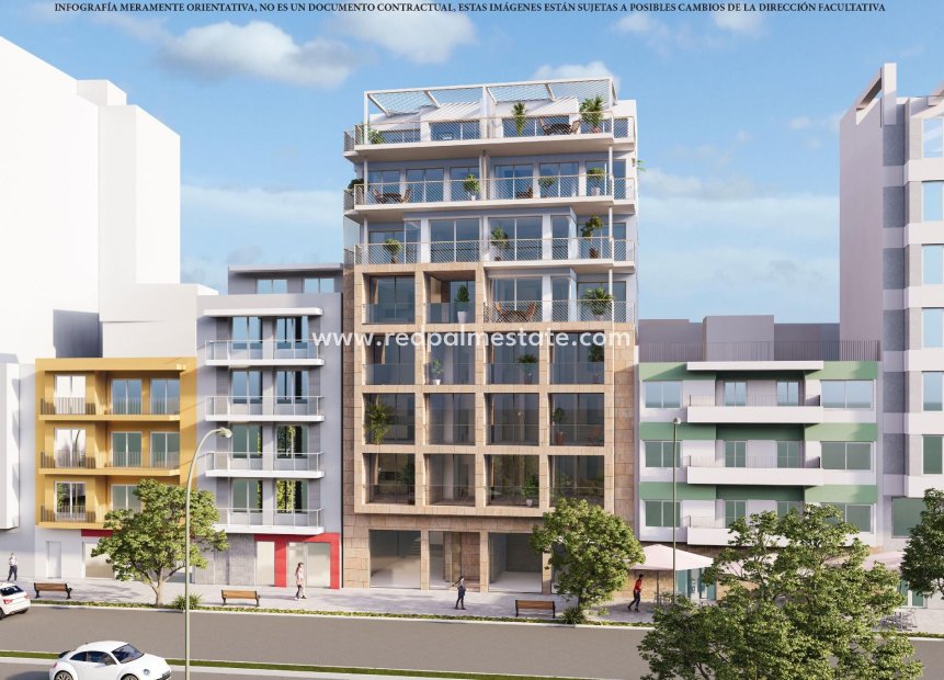 Nieuwbouw Woningen - Appartement Penthouse -
Villajoyosa - Pueblo