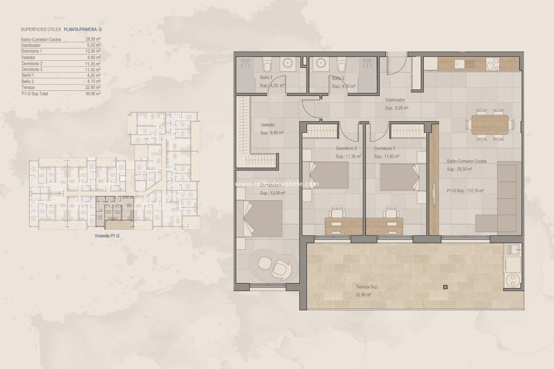 Nieuwbouw Woningen - Appartement -
Torre Pacheco - Center