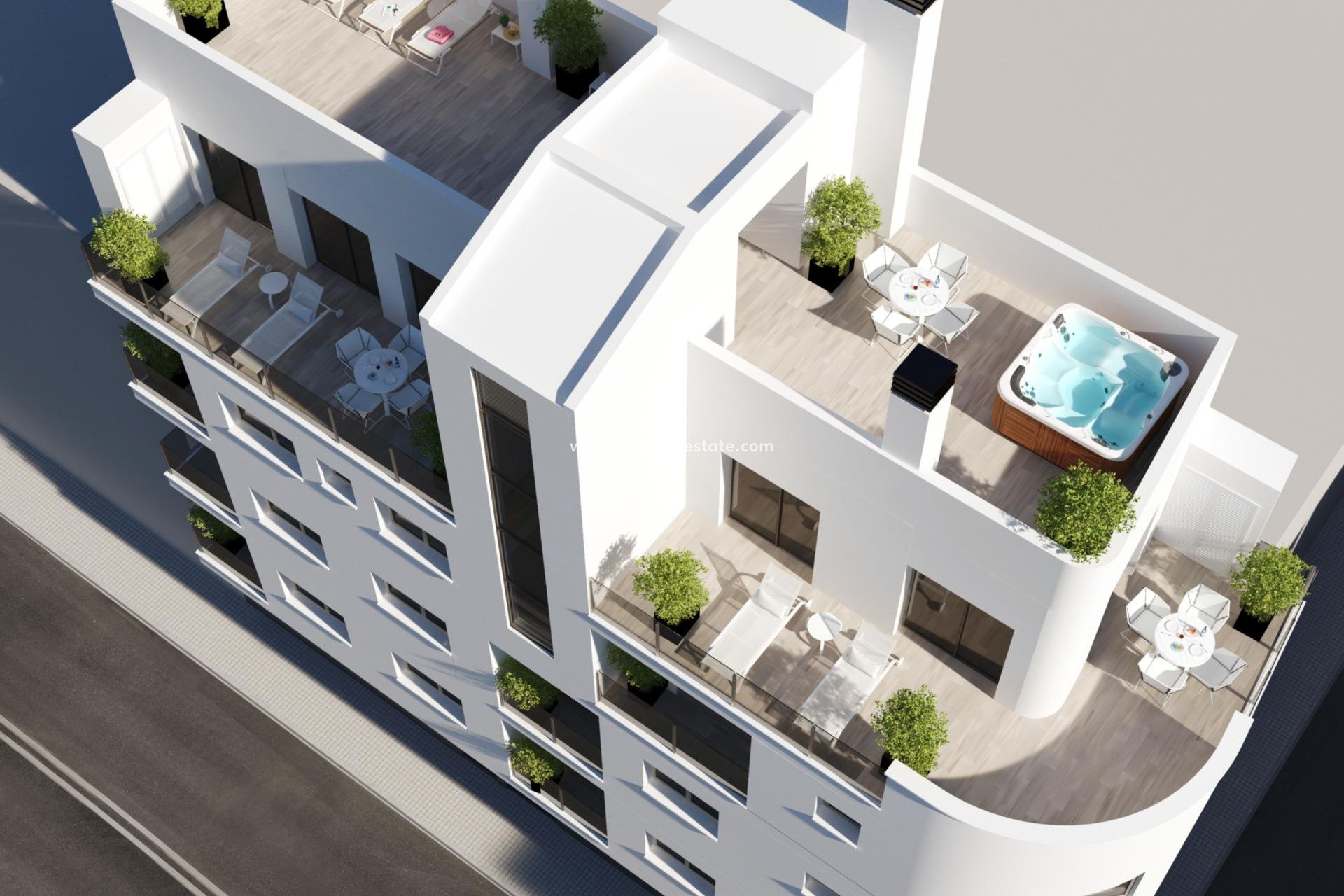 Nieuwbouw Woningen - Appartement -
Torrevieja - Center