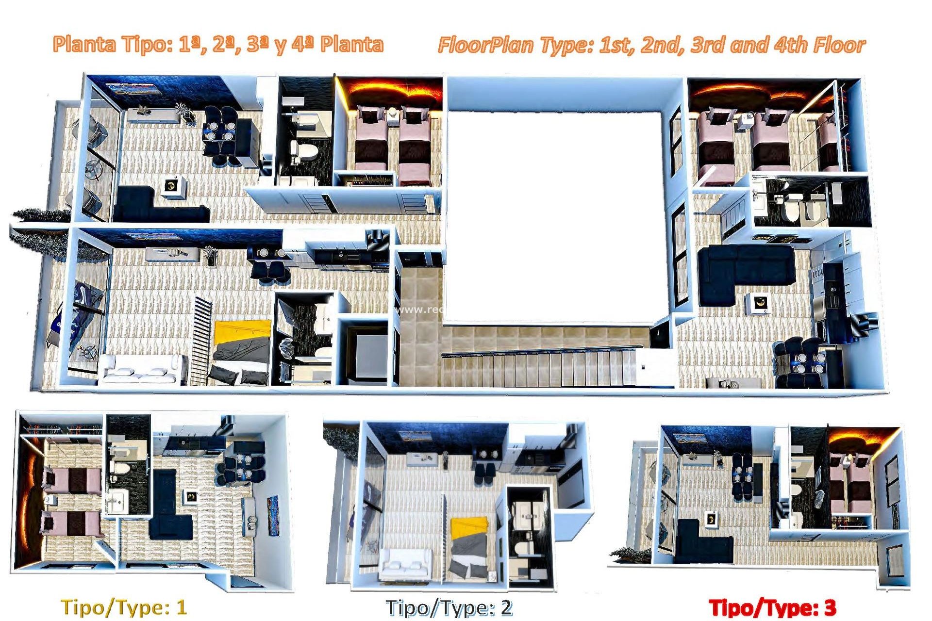 Nieuwbouw Woningen - Appartement -
Torrevieja - Center