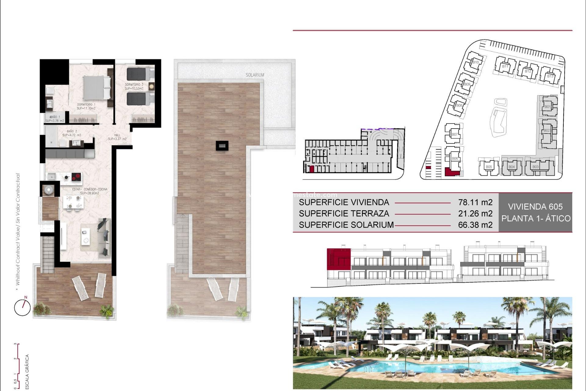 Nieuwbouw Woningen - Bungalow -
Ciudad Quesada - Lo Marabu