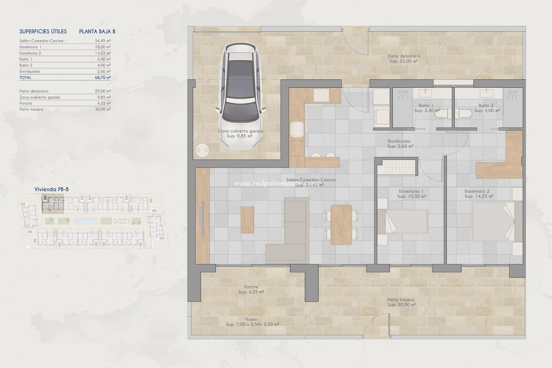 Nieuwbouw Woningen - Bungalow -
Torre Pacheco - Torrepacheco