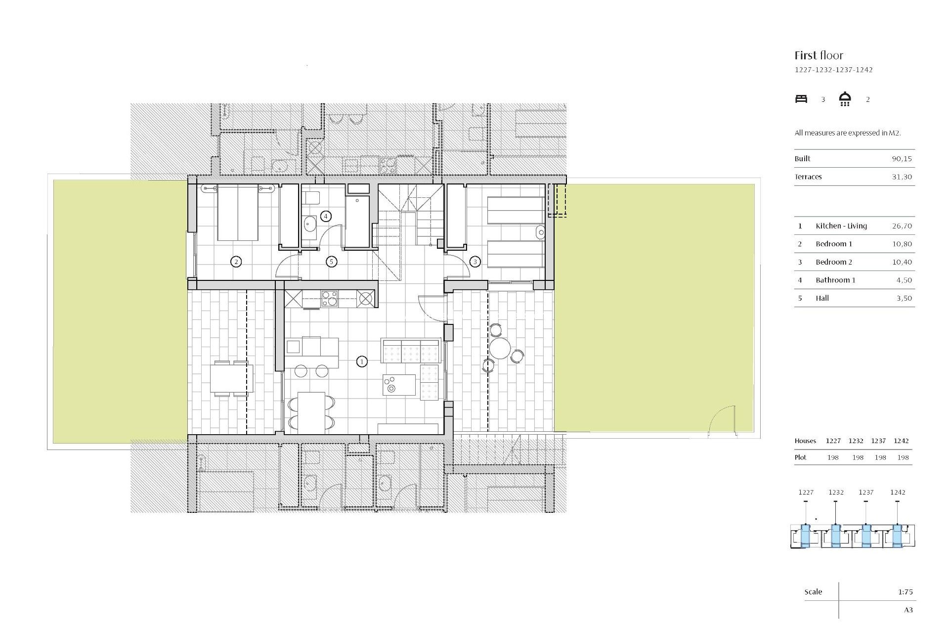 Nieuwbouw Woningen - Stadshuis -
Algorfa - La Finca Golf