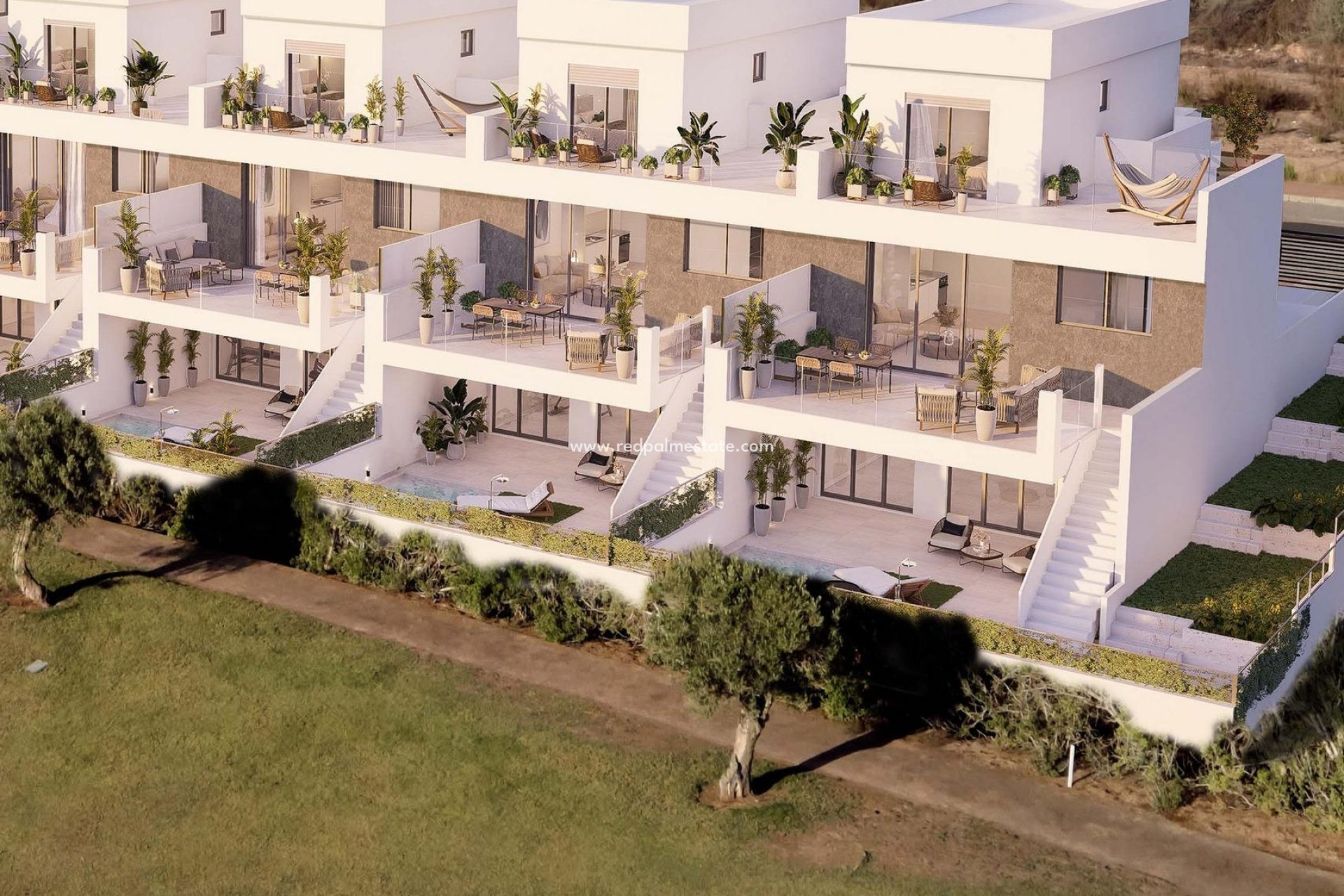 Nieuwbouw Woningen - Stadshuis -
Los Alczares - Serena Golf