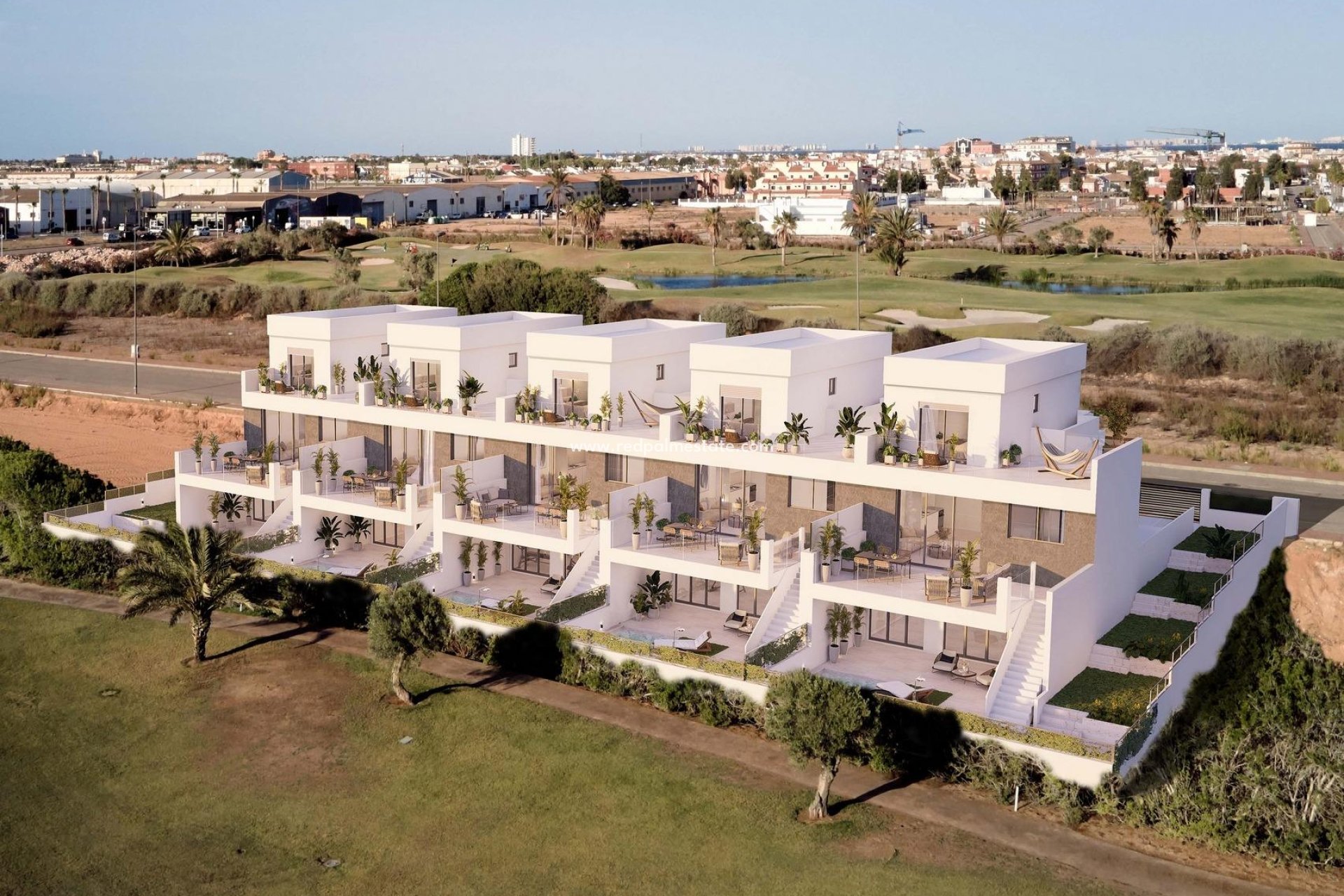 Nieuwbouw Woningen - Stadshuis -
Los Alczares - Serena Golf