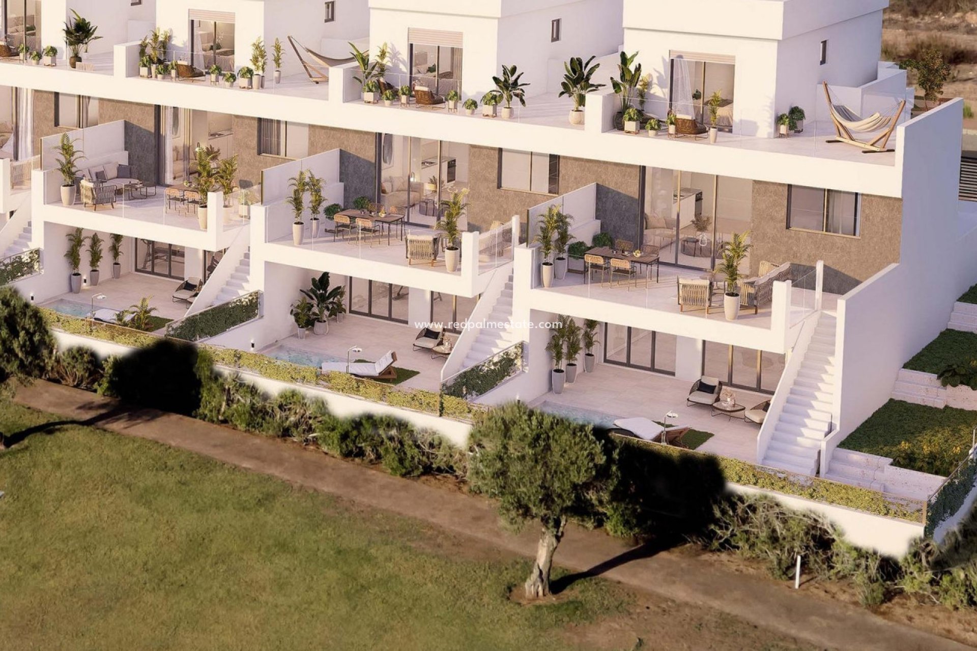 Nieuwbouw Woningen - Stadshuis -
Los Alczares - Serena Golf