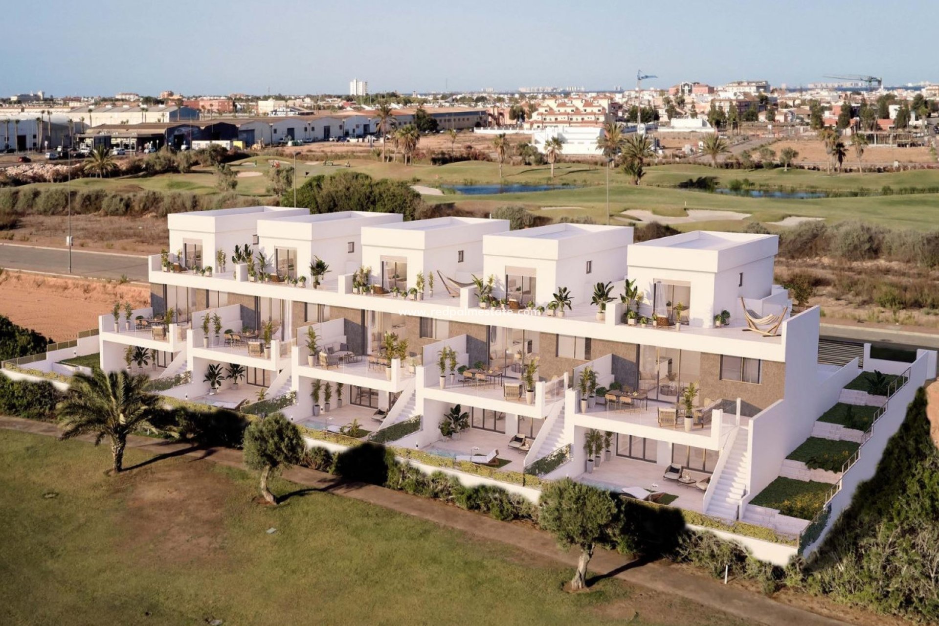 Nieuwbouw Woningen - Stadshuis -
Los Alczares - Serena Golf