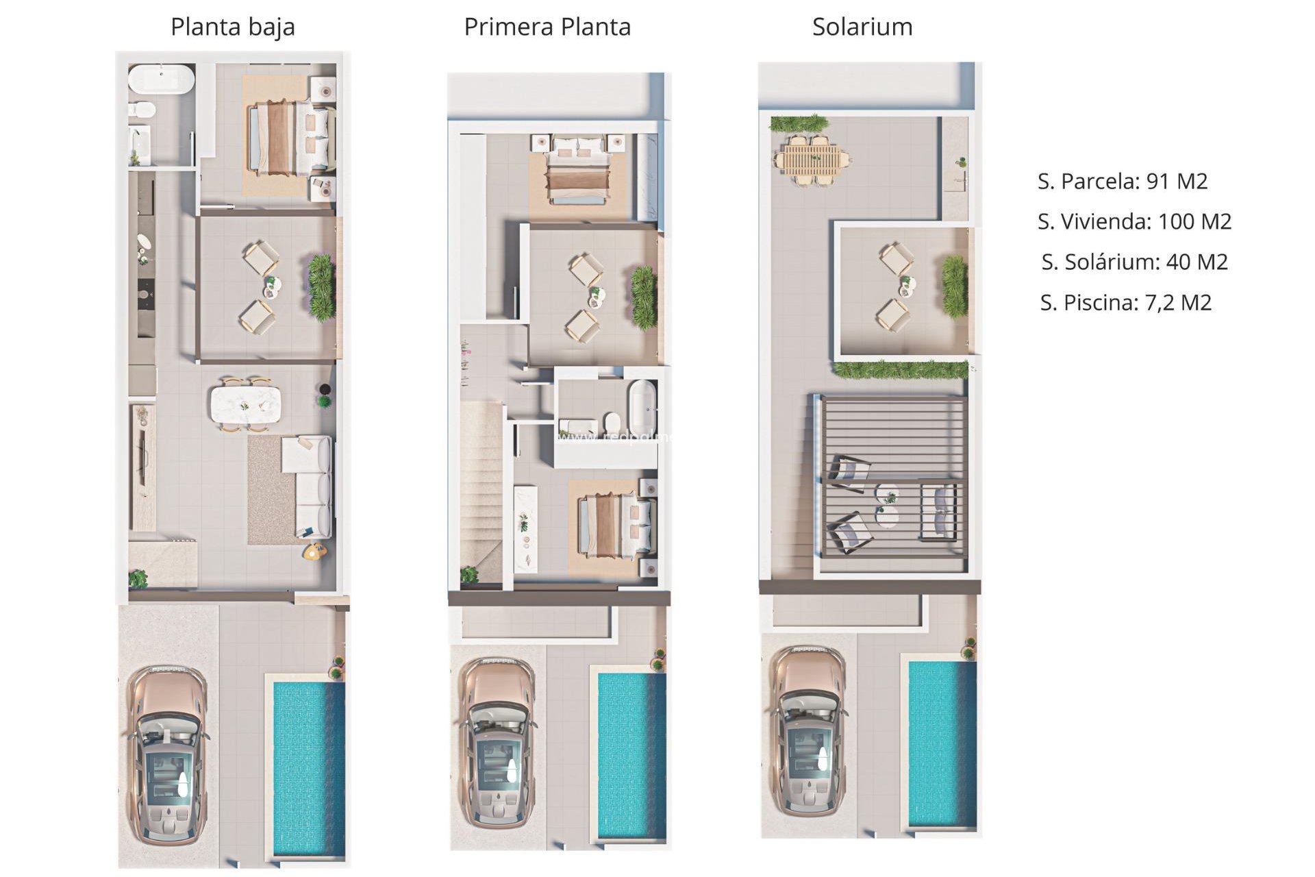 Nieuwbouw Woningen - Stadshuis -
San Pedro del Pinatar - Pueblo