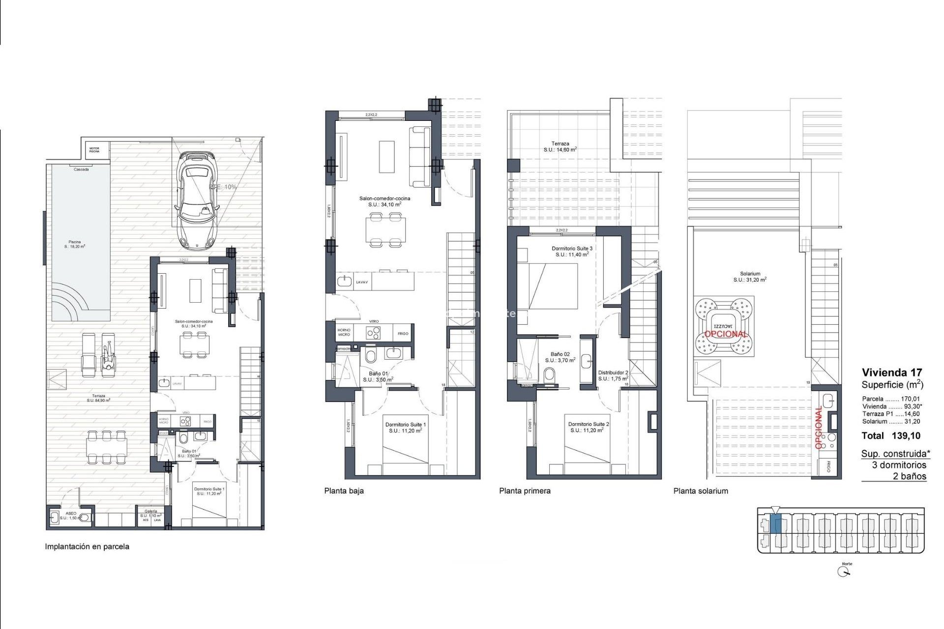 Nieuwbouw Woningen - Vierpersoonshuis -
Rojales - Lo Marabú