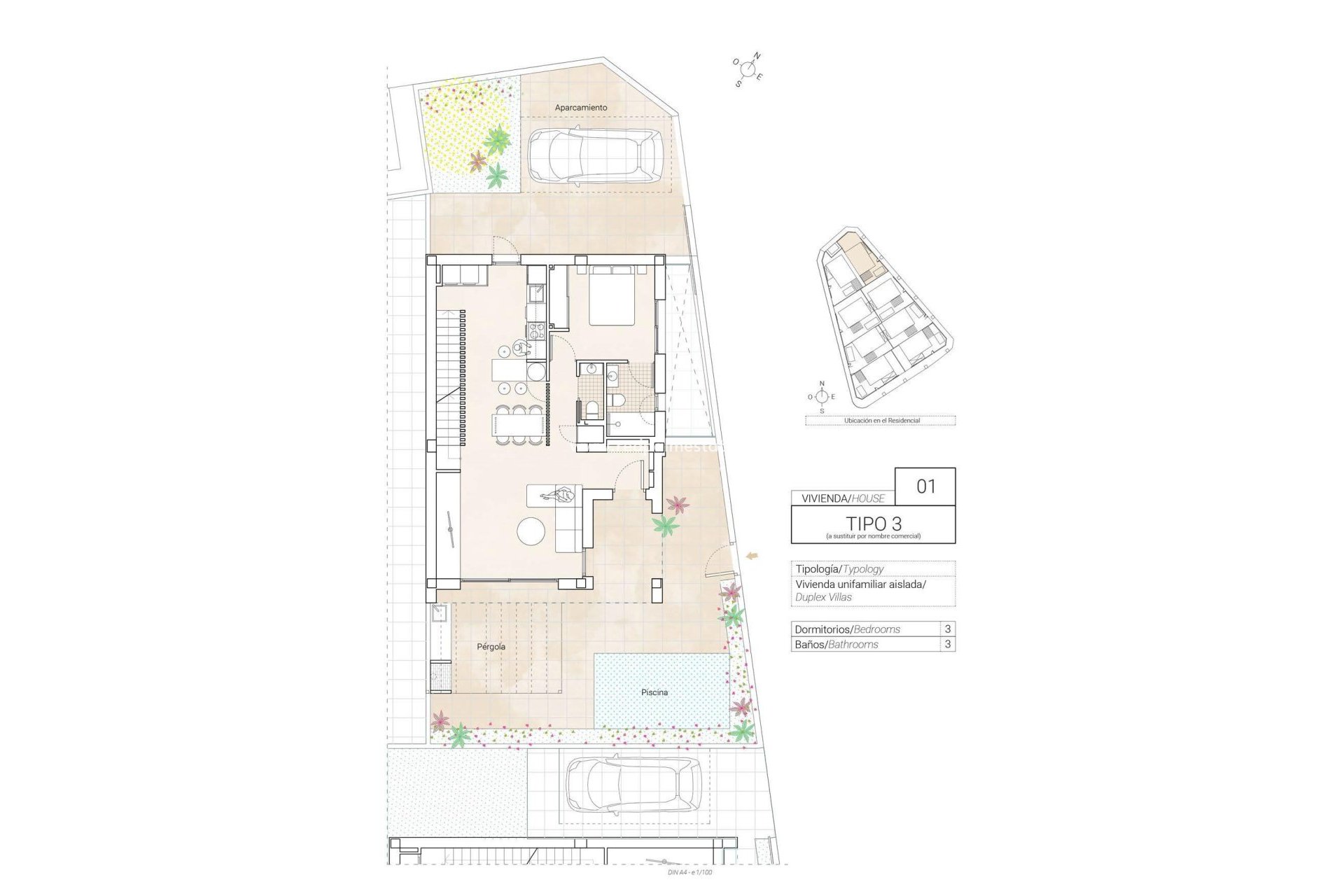 Nieuwbouw Woningen - Villa -
Hondón de las Nieves - Center