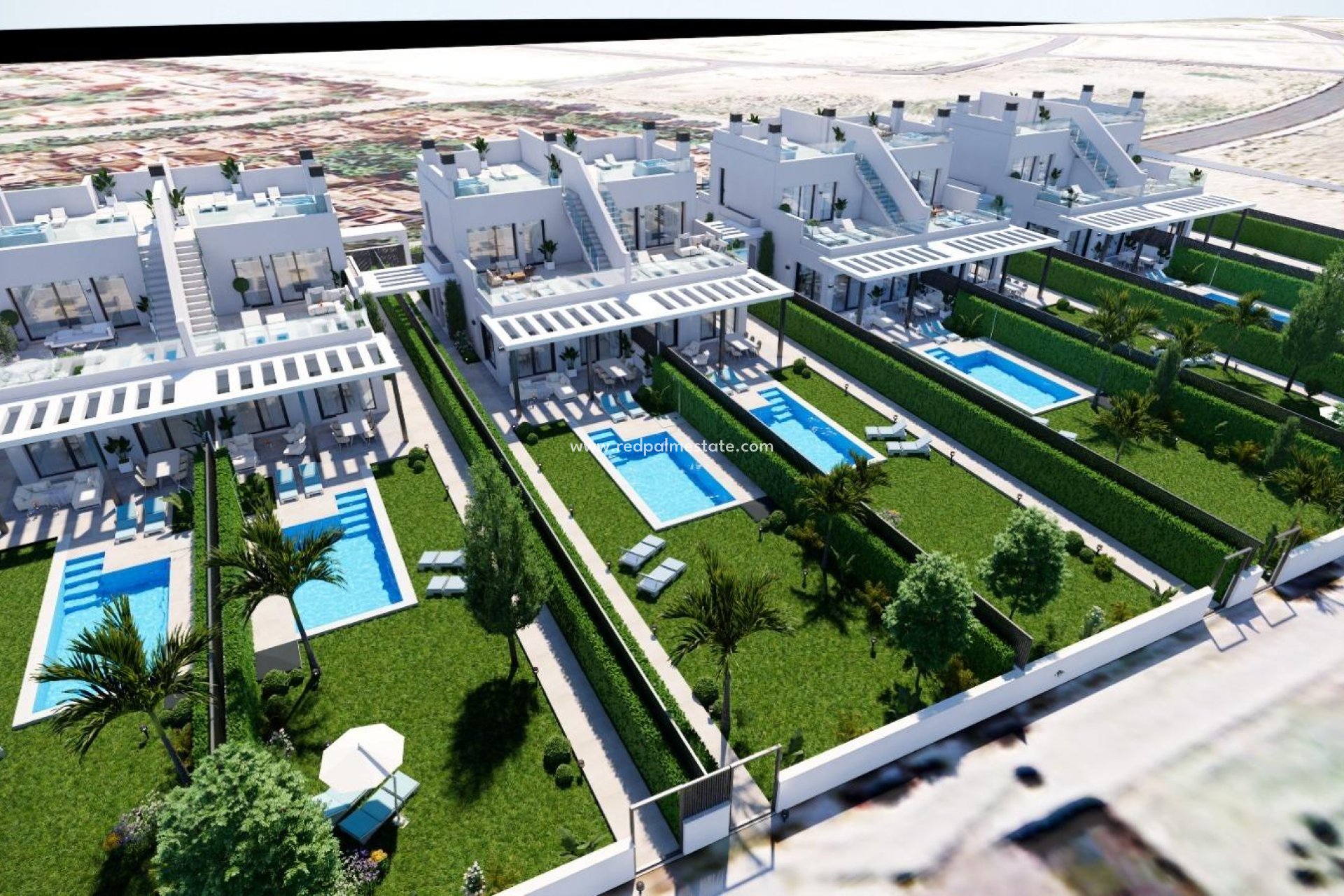 Nieuwbouw Woningen - Villa -
Los Alczares - Nueva Ribera