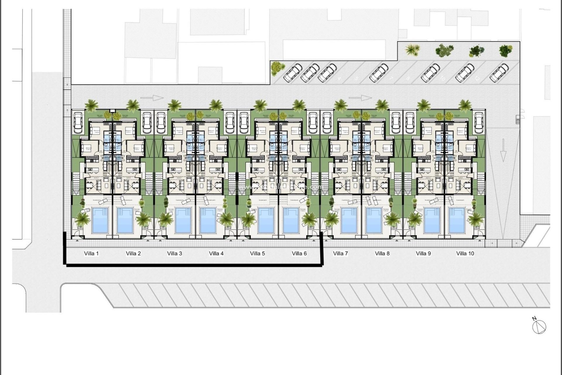 Nieuwbouw Woningen - Villa -
Los Nietos - Centro