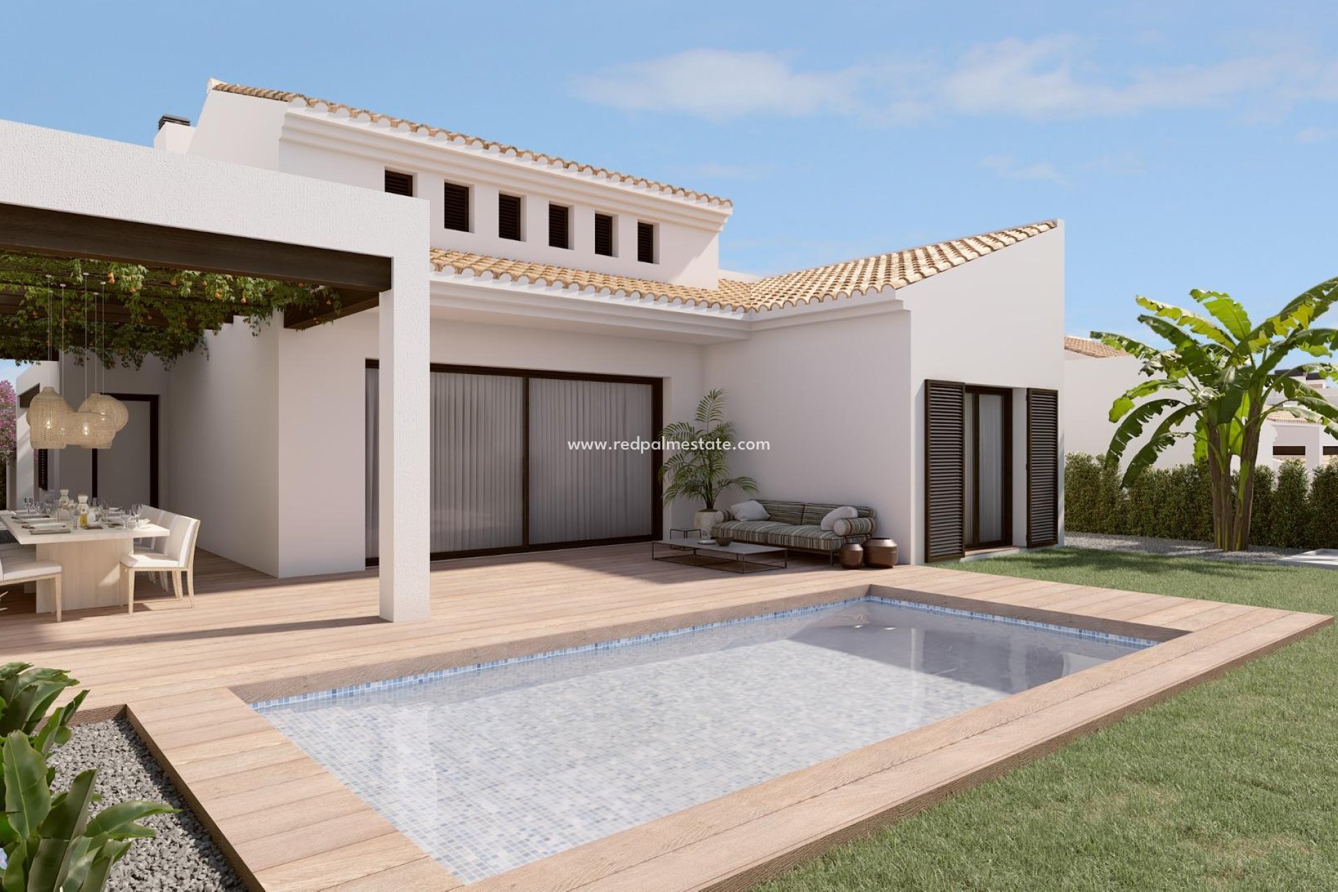 Nieuwbouw Woningen - Vrijstaande villa -
Algorfa - Castillo De Montemar