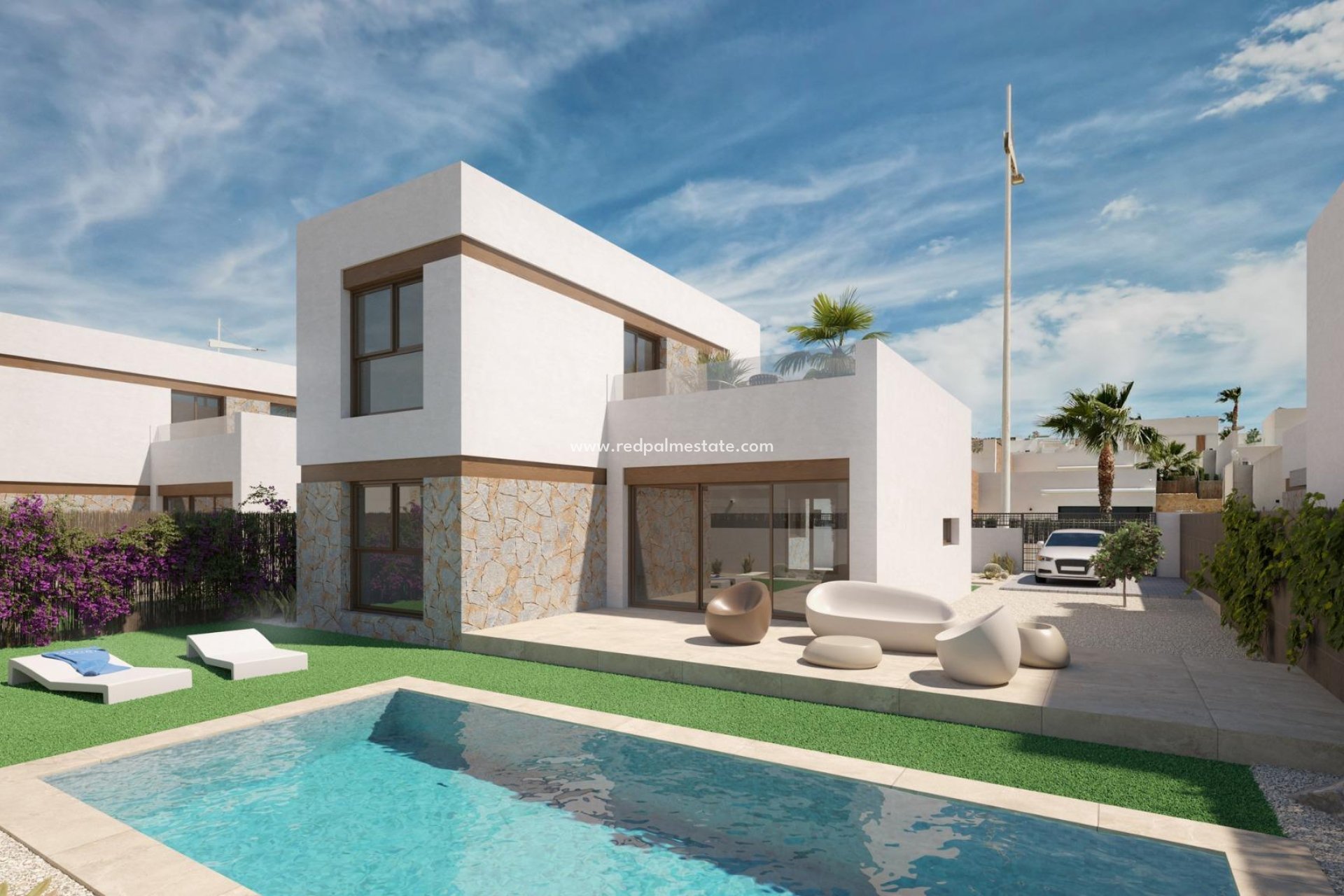 Nieuwbouw Woningen - Vrijstaande villa -
Algorfa - La Finca Golf