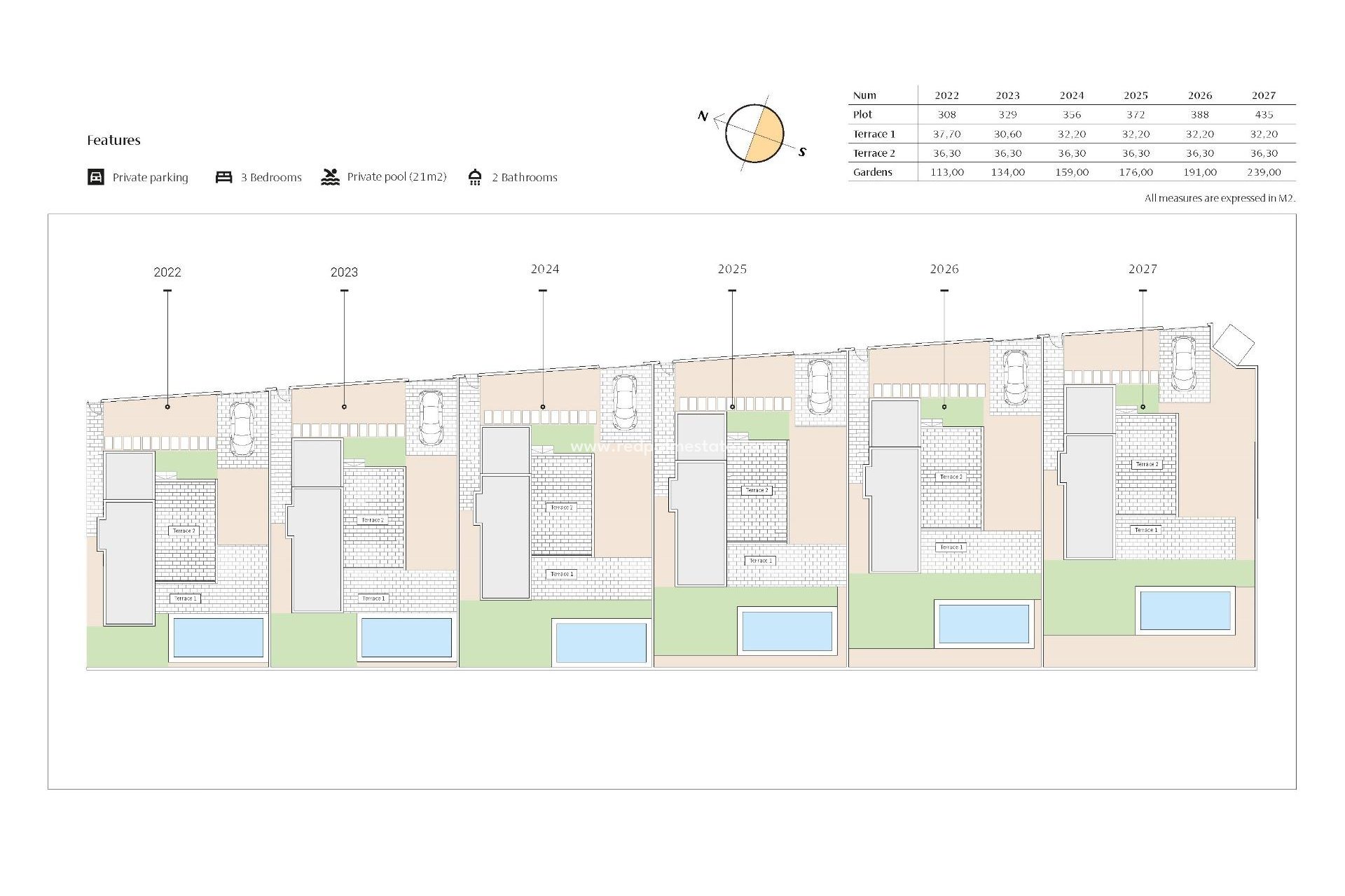 Nieuwbouw Woningen - Vrijstaande villa -
Algorfa - La Finca Golf