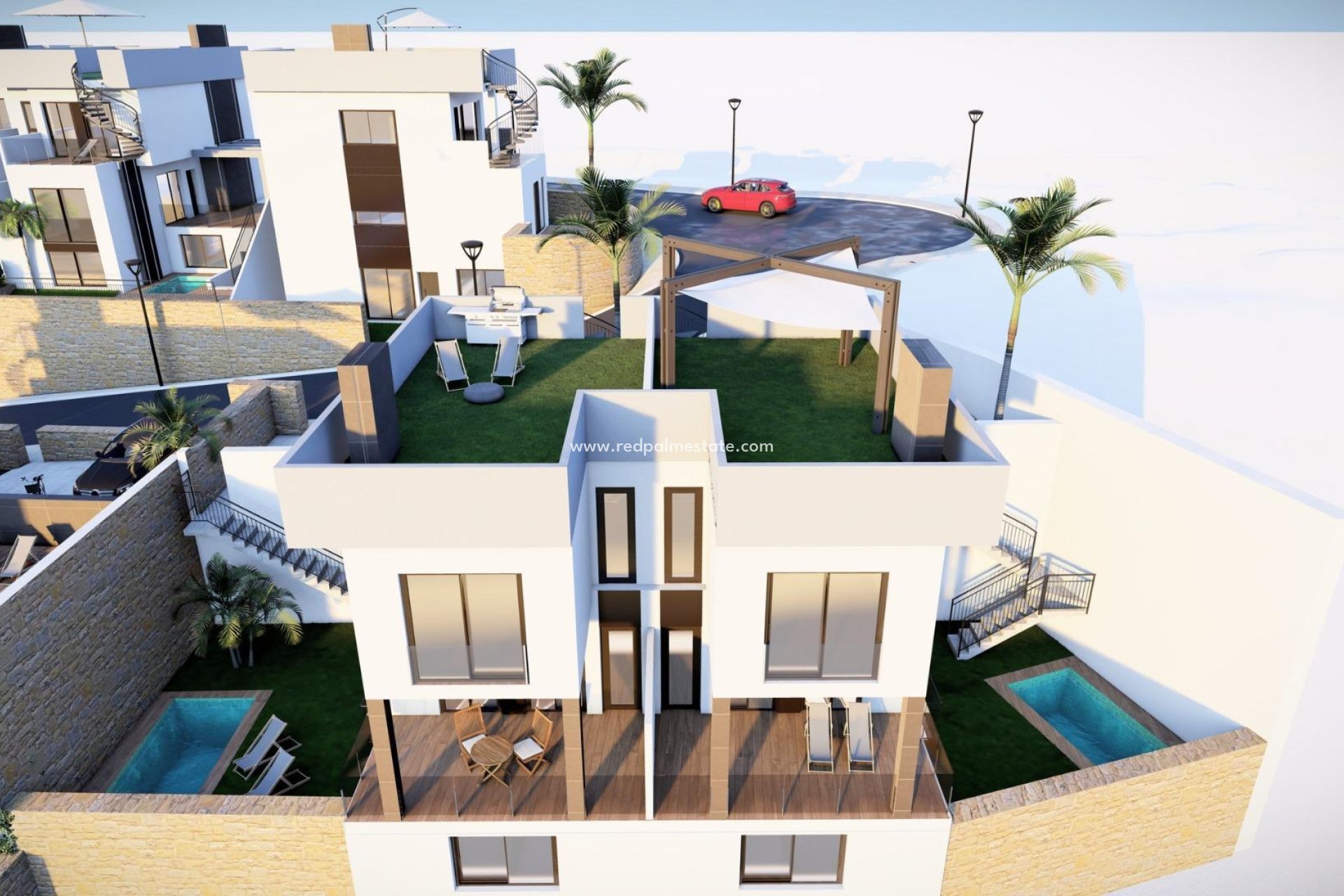 Nieuwbouw Woningen - Vrijstaande villa -
Algorfa - La Finca Golf