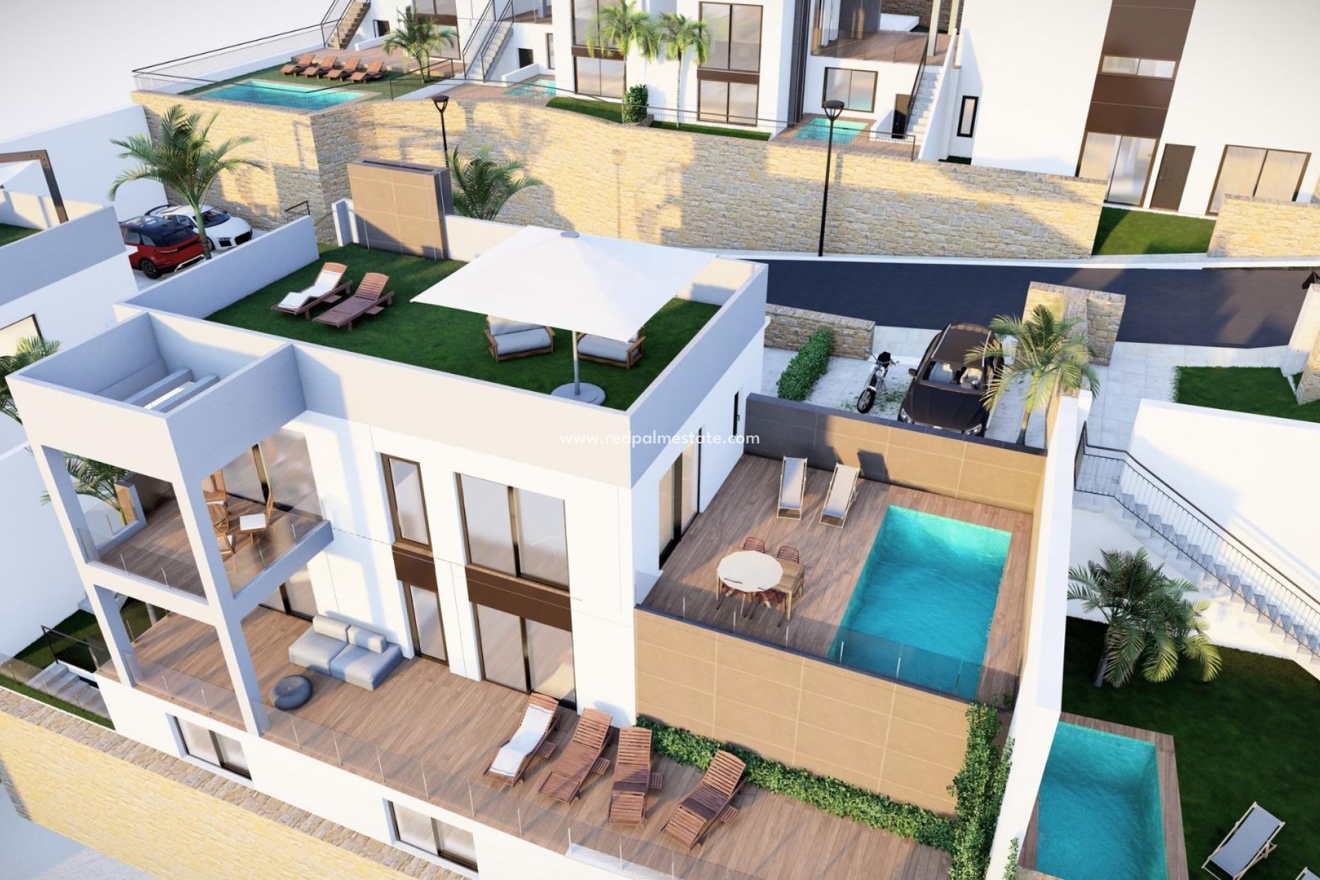 Nieuwbouw Woningen - Vrijstaande villa -
Algorfa - La Finca Golf