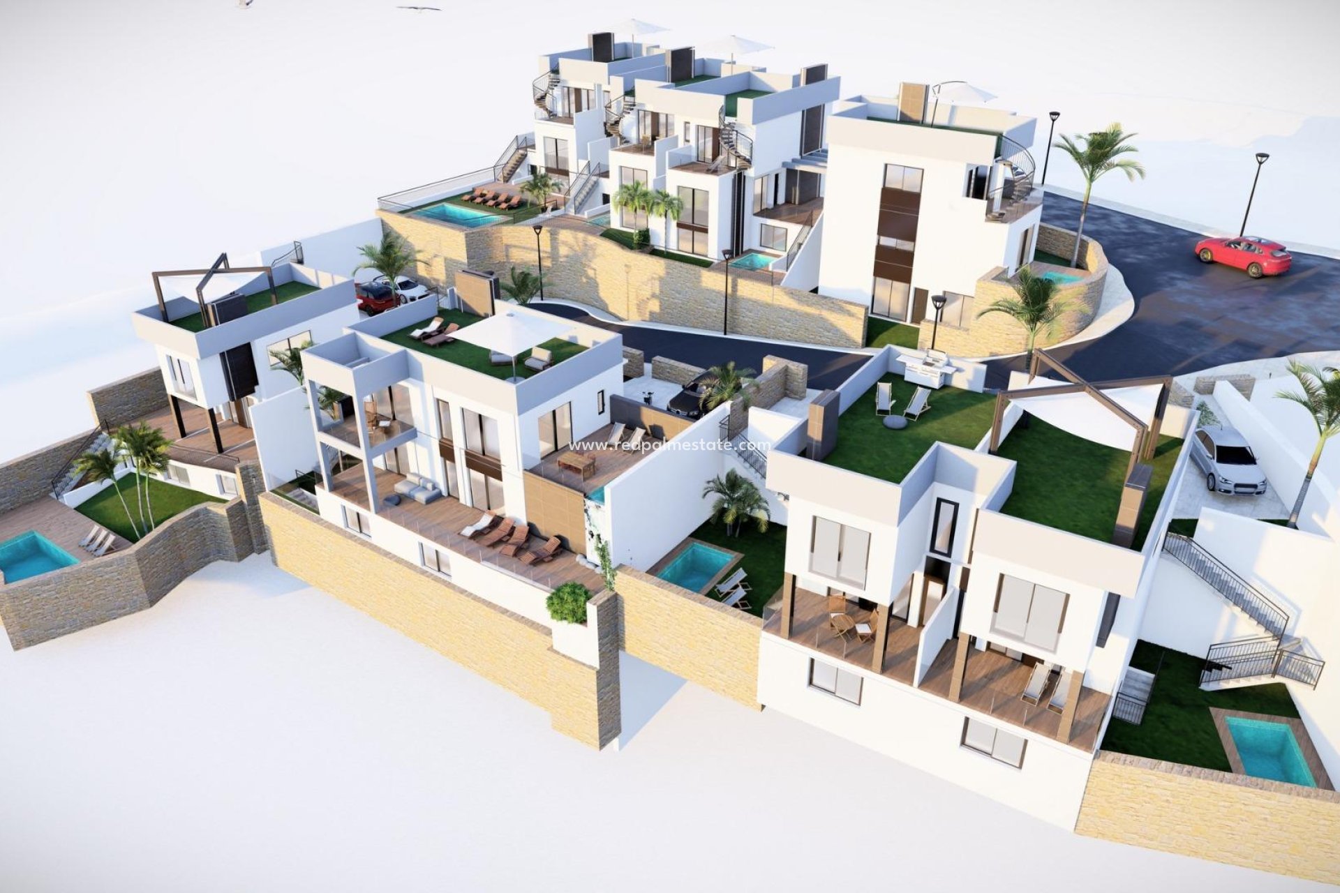 Nieuwbouw Woningen - Vrijstaande villa -
Algorfa - La Finca Golf