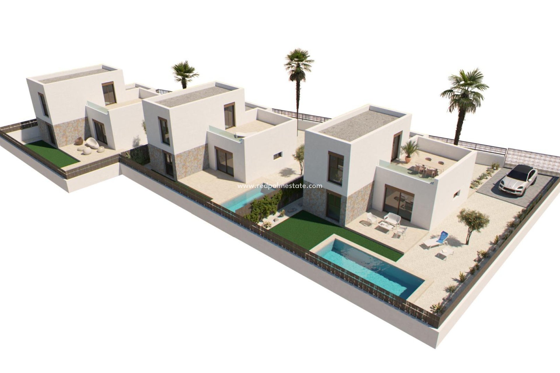 Nieuwbouw Woningen - Vrijstaande villa -
Algorfa - La Finca Golf