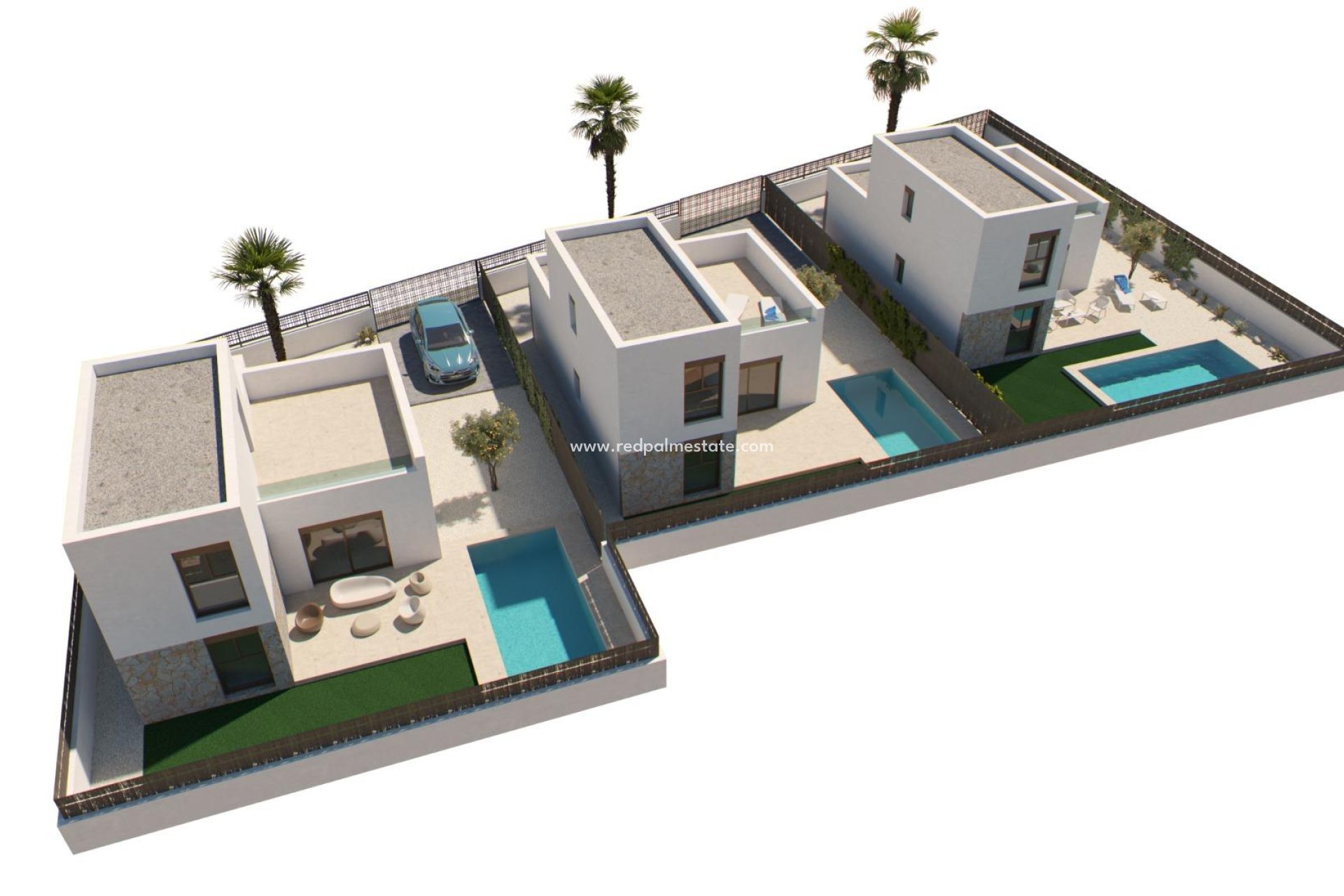 Nieuwbouw Woningen - Vrijstaande villa -
Algorfa - La Finca Golf