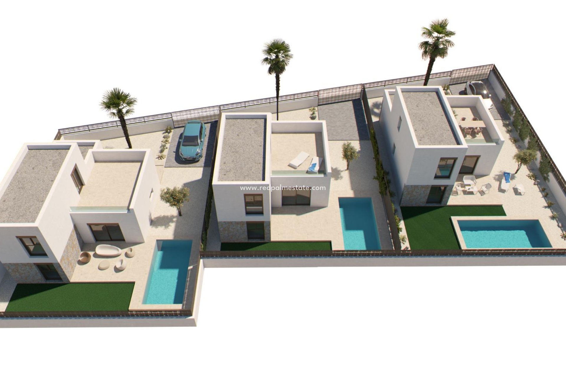 Nieuwbouw Woningen - Vrijstaande villa -
Algorfa - La Finca Golf