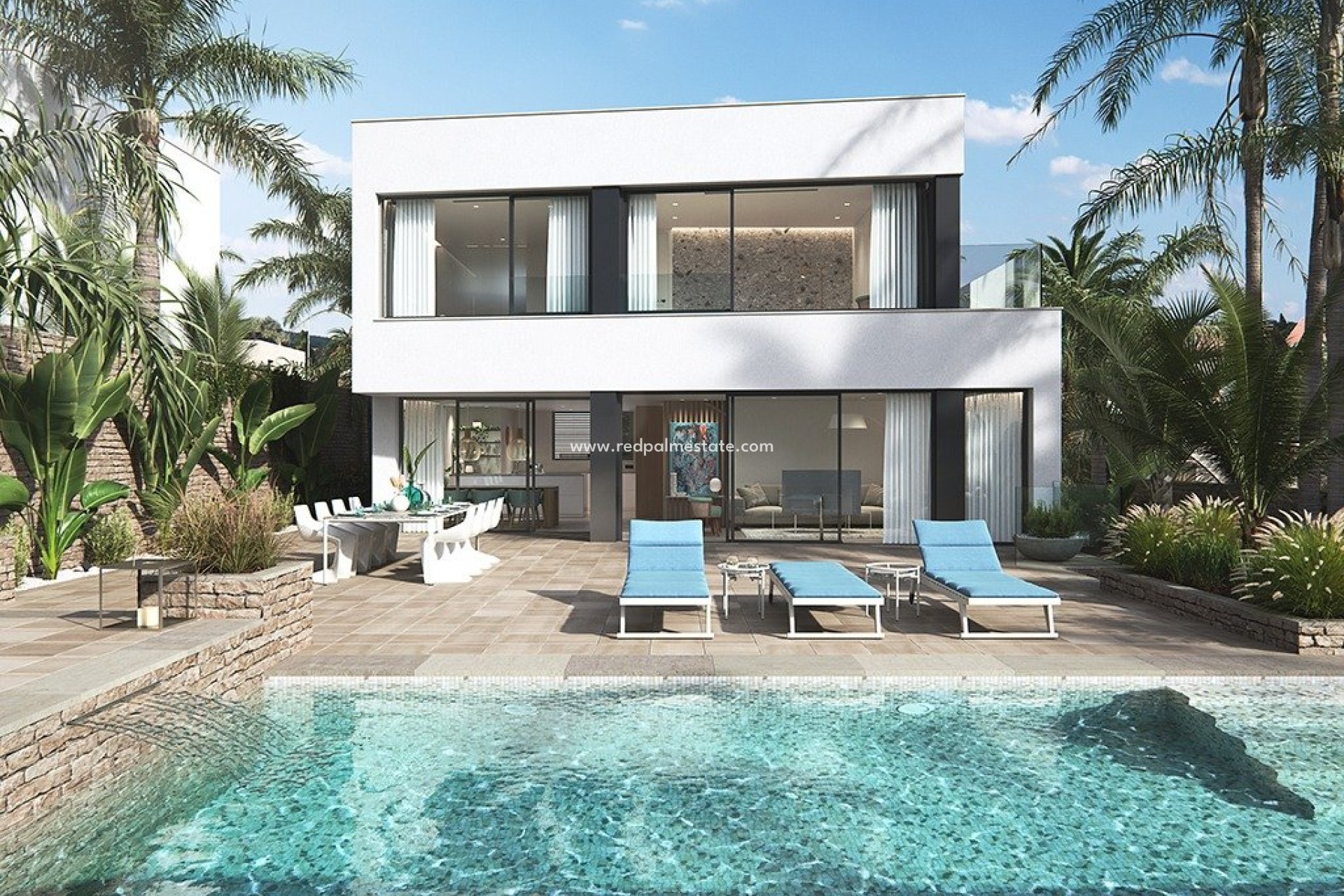 Nieuwbouw Woningen - Vrijstaande villa -
La Manga - Cala Medina