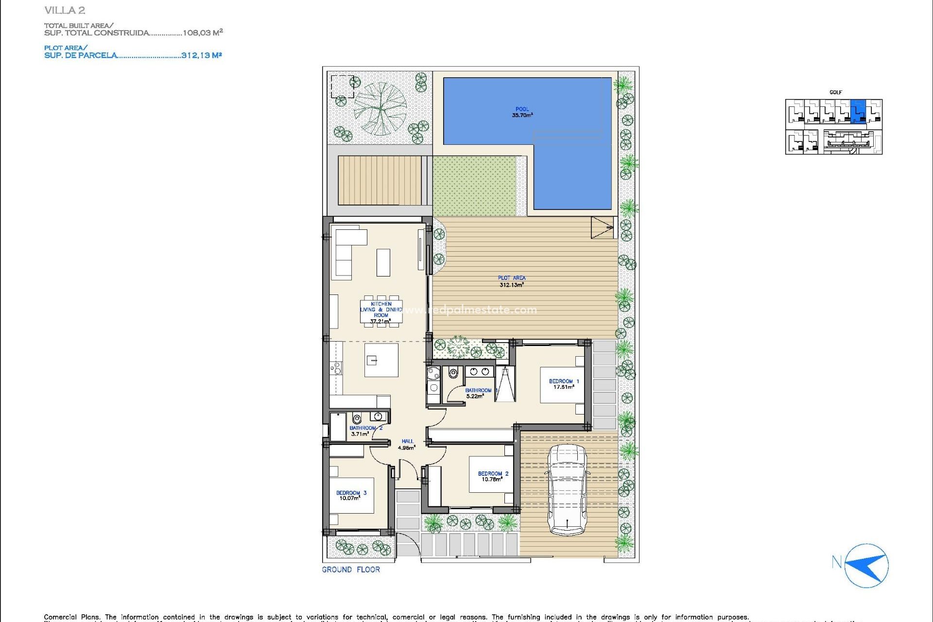 Nieuwbouw Woningen - Vrijstaande villa -
Los Alczares - Lomas Del Rame