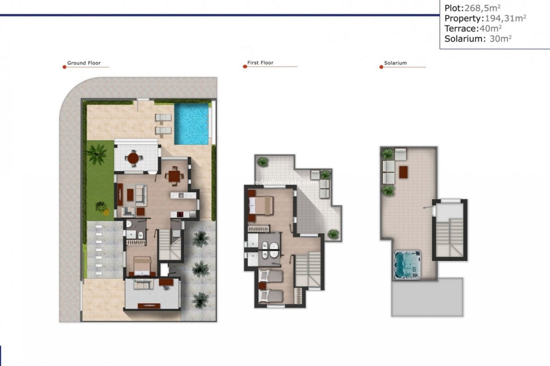 Nieuwbouw Woningen - Vrijstaande villa -
Los Alczares - Playa Del Espejo