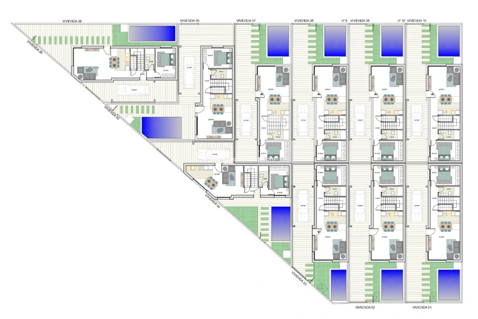 Nieuwbouw Woningen - Vrijstaande villa -
Los Alczares - Playa La Concha