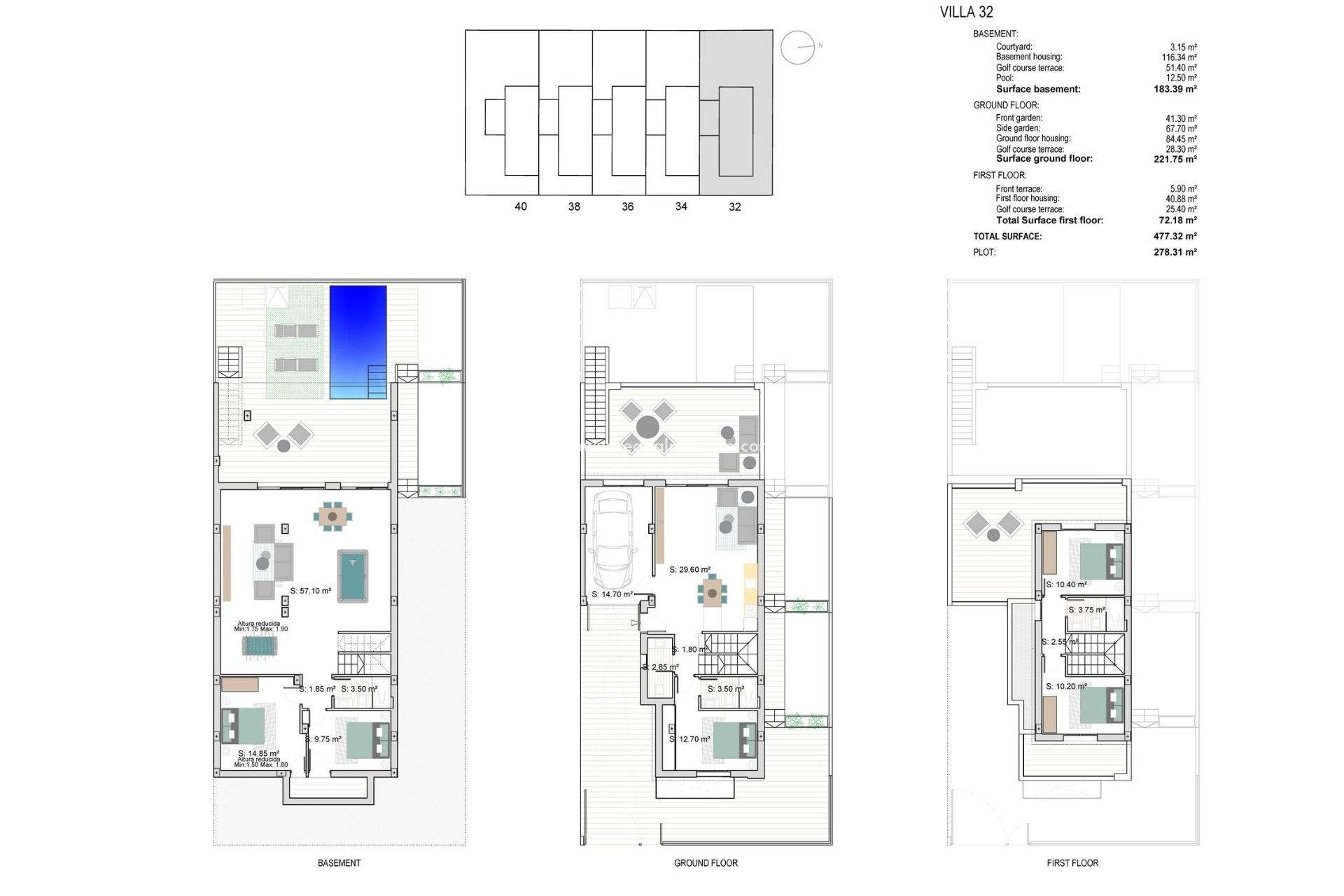 Nieuwbouw Woningen - Vrijstaande villa -
Los Alczares - Serena Golf