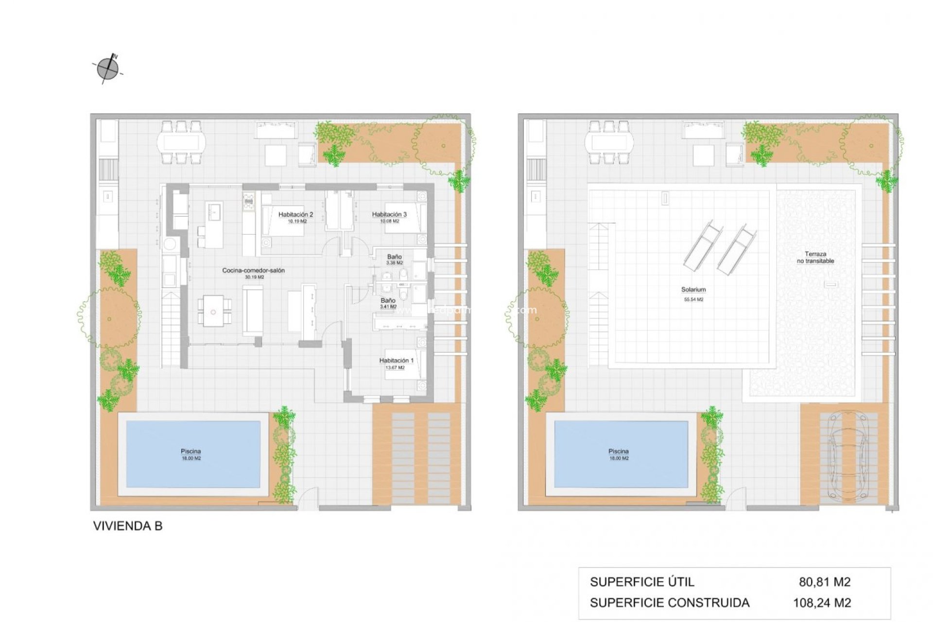 Nieuwbouw Woningen - Vrijstaande villa -
Pilar de la Horadada - Pinar de Campoverde