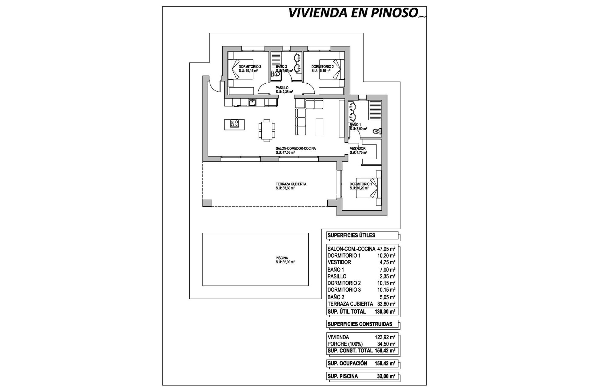 Nieuwbouw Woningen - Vrijstaande villa -
Pinoso - Campo