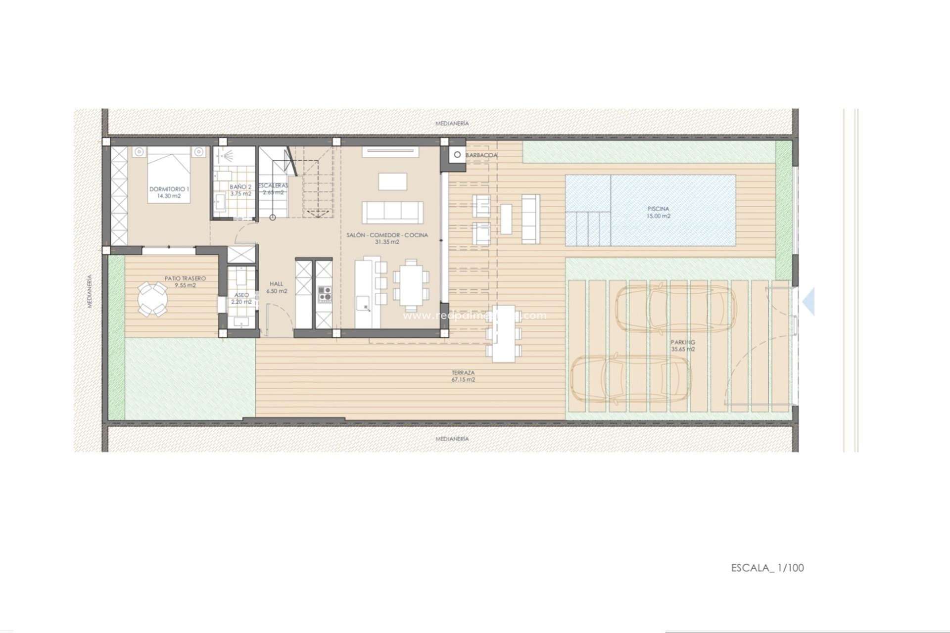 Nieuwbouw Woningen - Vrijstaande villa -
San Juan de los Terreros - Las Mimosas