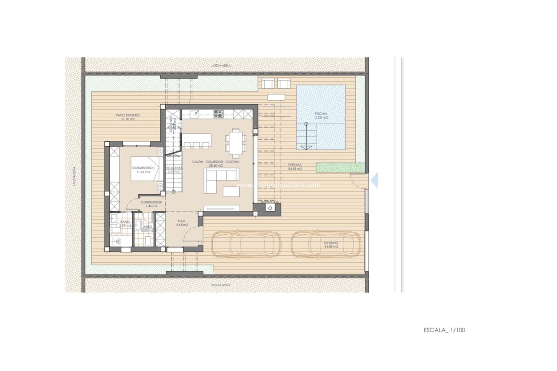 Nieuwbouw Woningen - Vrijstaande villa -
San Juan de los Terreros - Las Mimosas