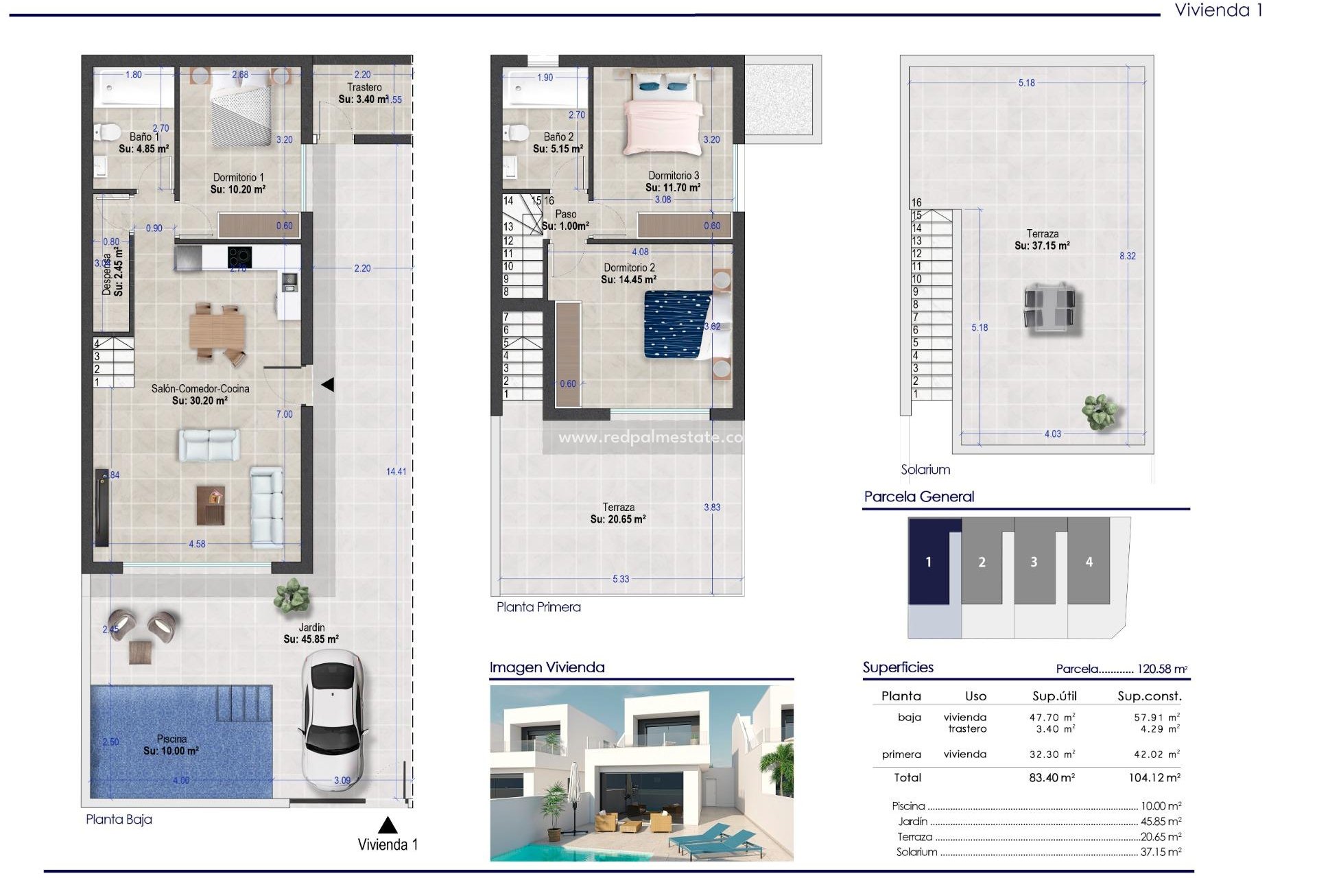 Nieuwbouw Woningen - Vrijstaande villa -
San Pedro del Pinatar - Pueblo