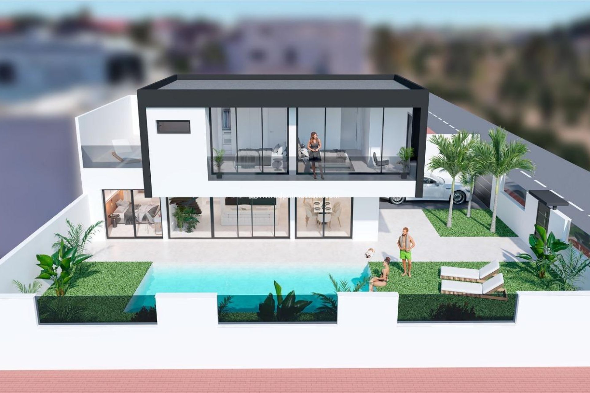 Nieuwbouw Woningen - Vrijstaande villa -
San Pedro del Pinatar - Pueblo