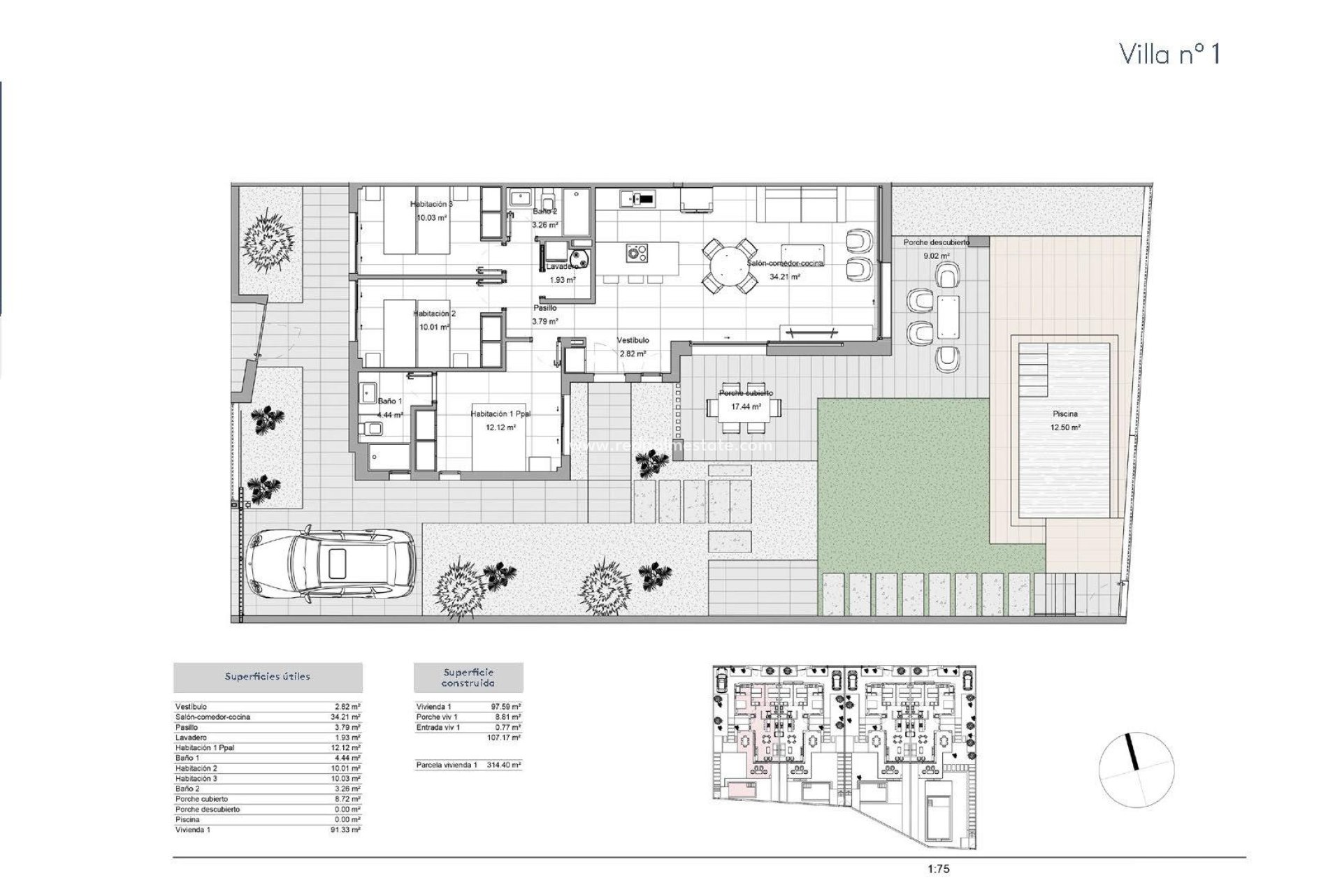 Nieuwbouw Woningen - Vrijstaande villa -
SANTIAGO DE LA RIBERA - San Blas