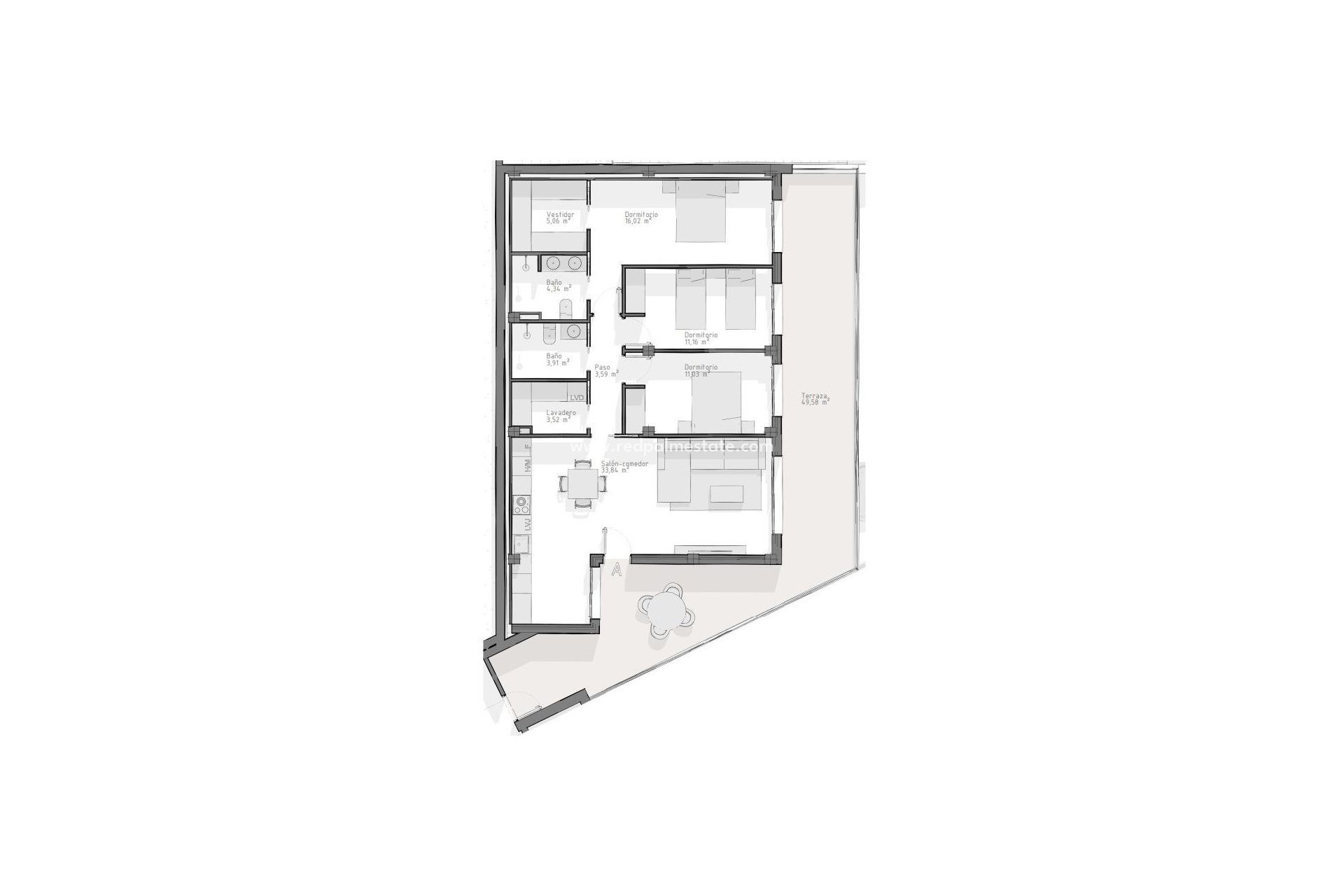 Nouvelle construction - Appartement -
Aguilas - Playa del Hornillo