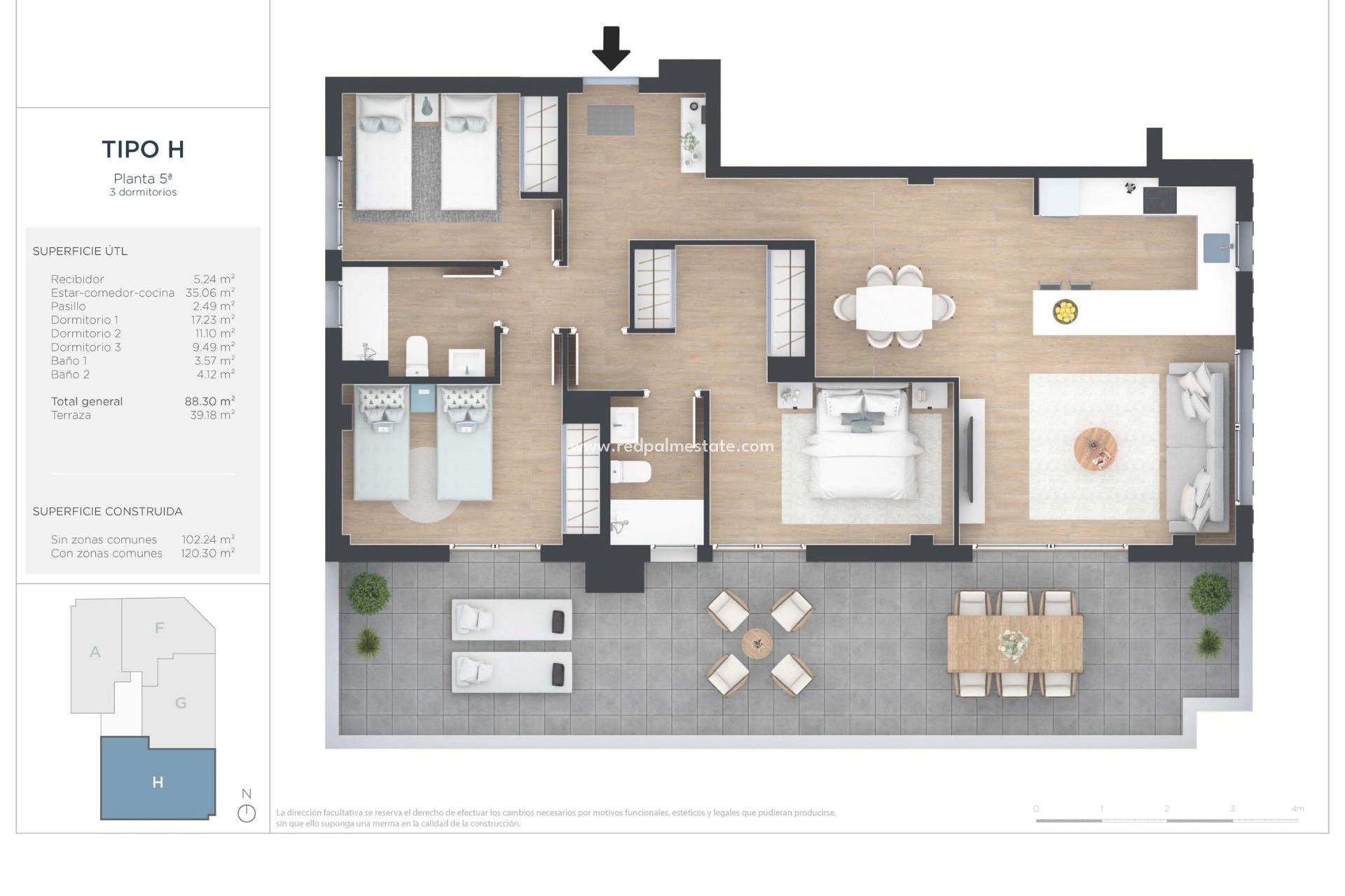 Nouvelle construction - Appartement -
Alicante - Benalua