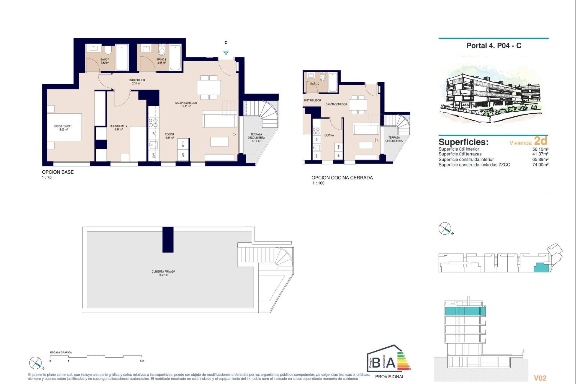 Nouvelle construction - Appartement Attique -
Alicante - Pau Ii