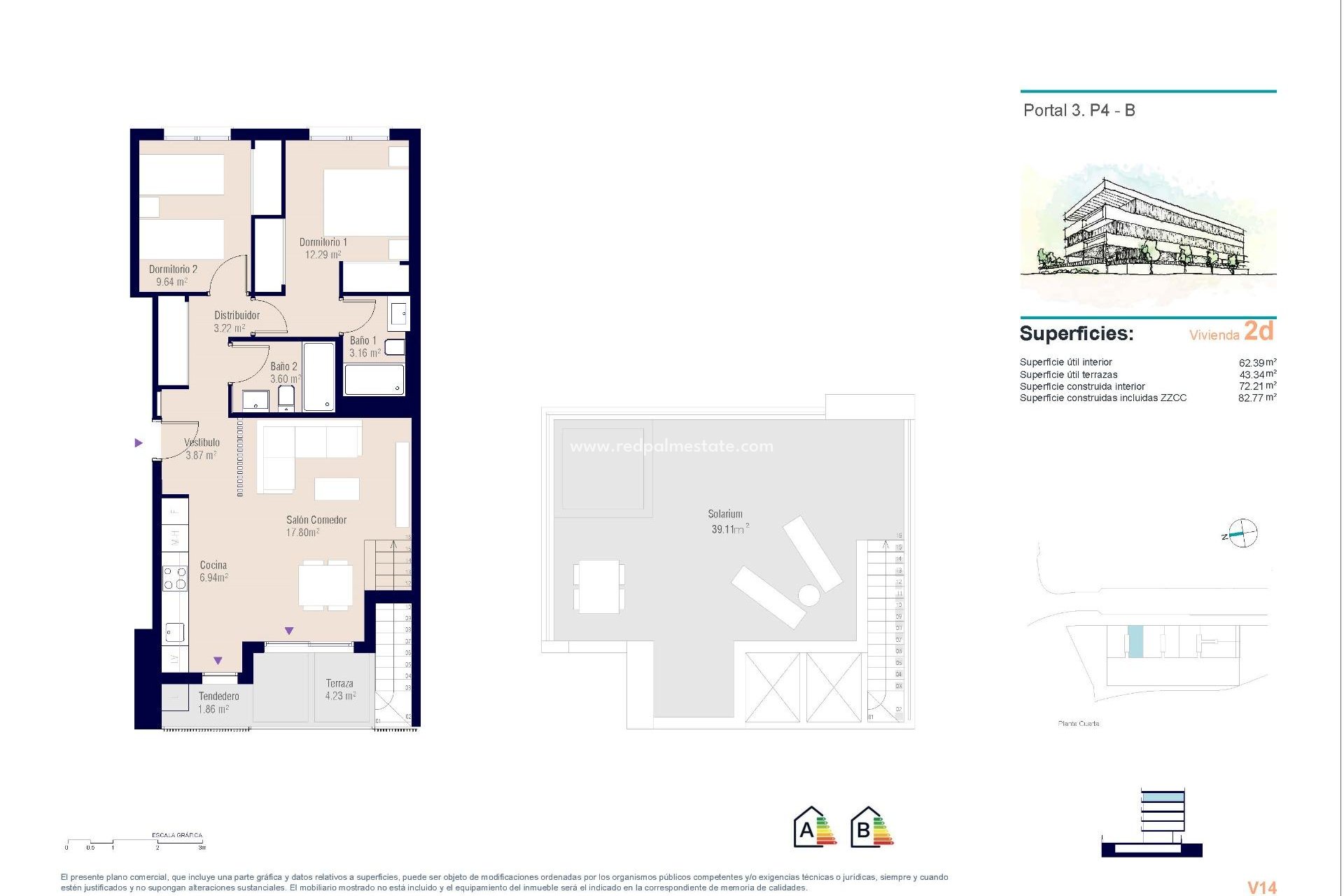 Nouvelle construction - Appartement Attique -
Alicante - Pau Ii