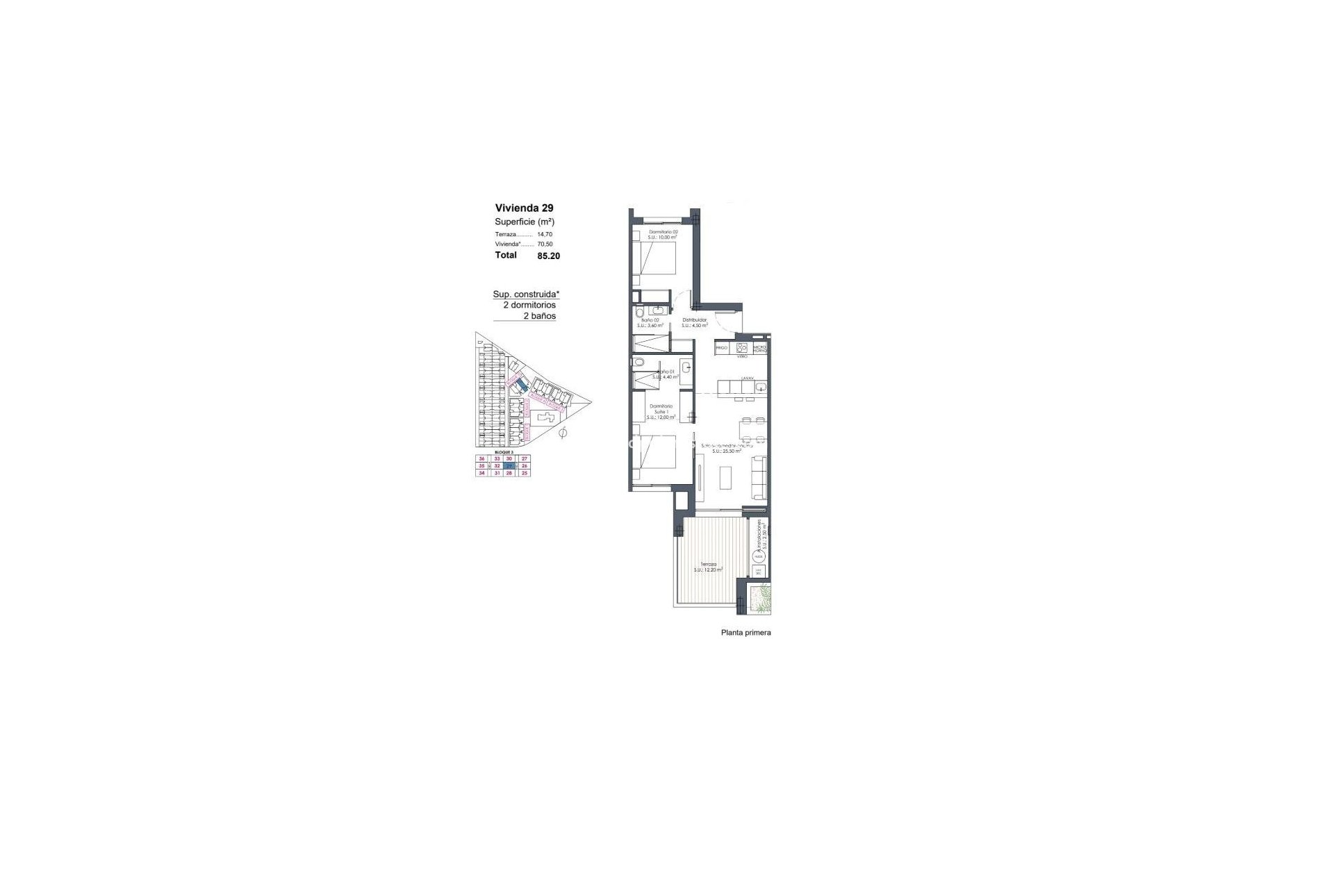 Nouvelle construction - Appartement -
Los Alczares - Serena Golf