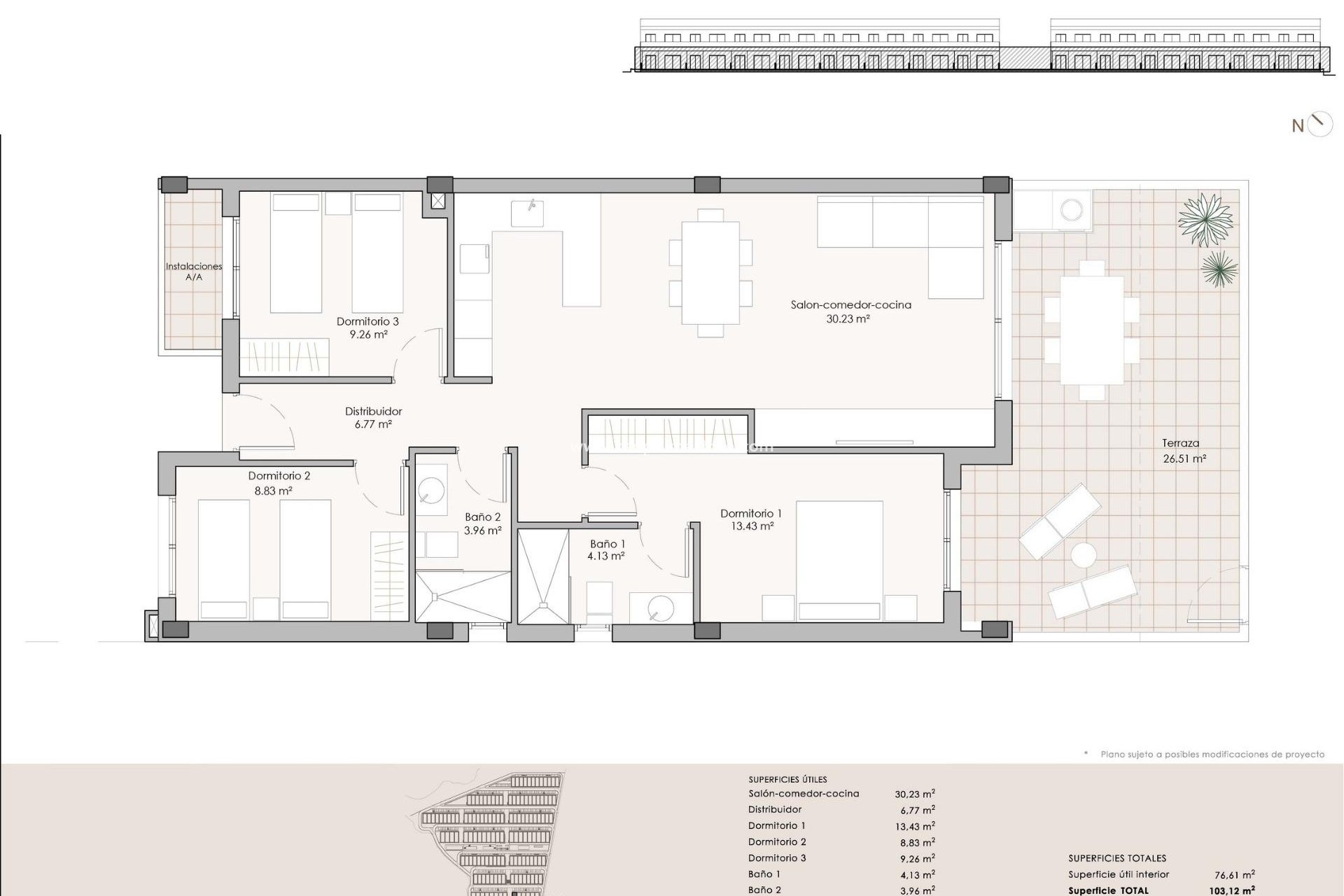 Nouvelle construction - Appartement -
Pulpi - Aguilón Golf