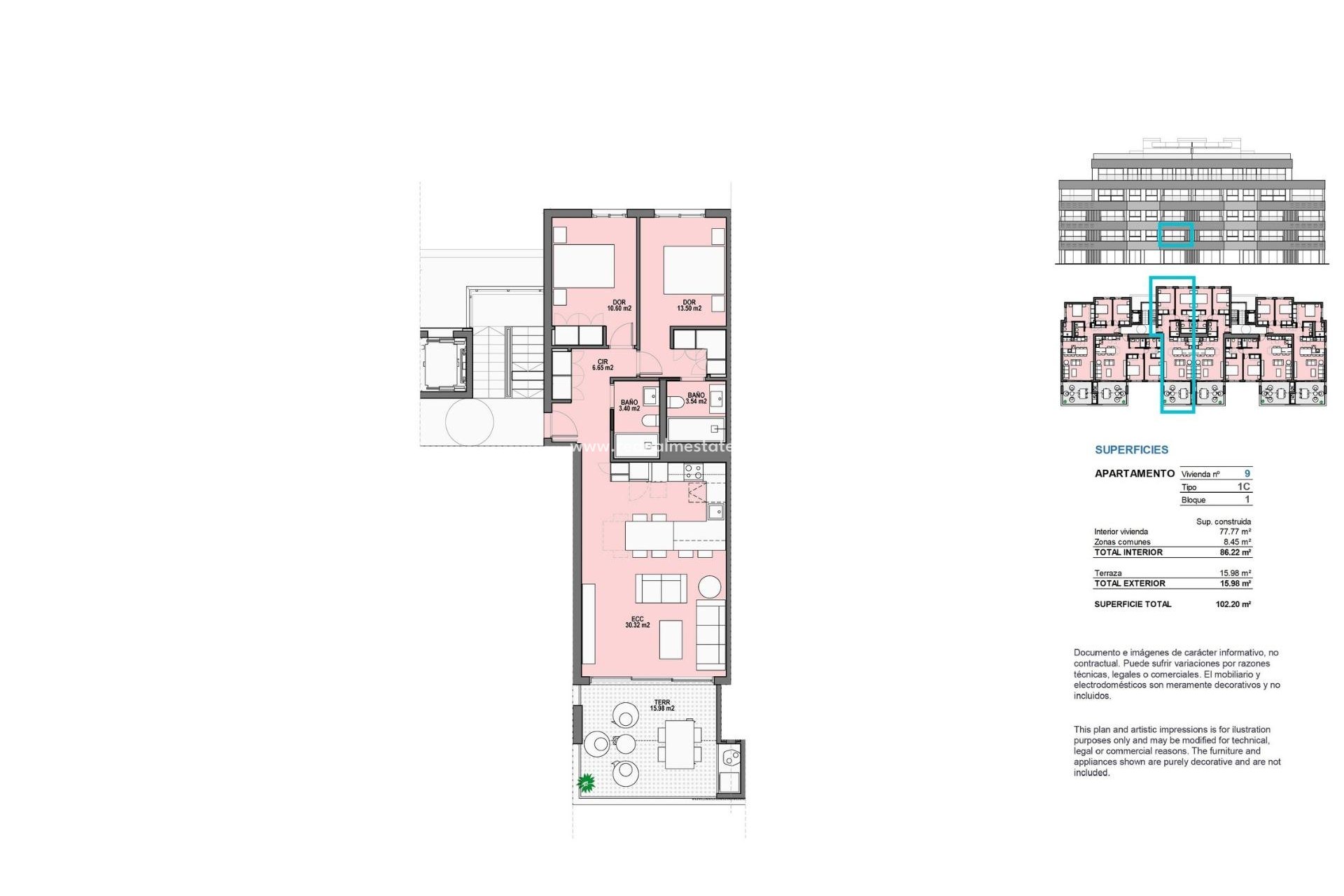 Nouvelle construction - Appartement -
Torre Pacheco - Santa Rosalia
